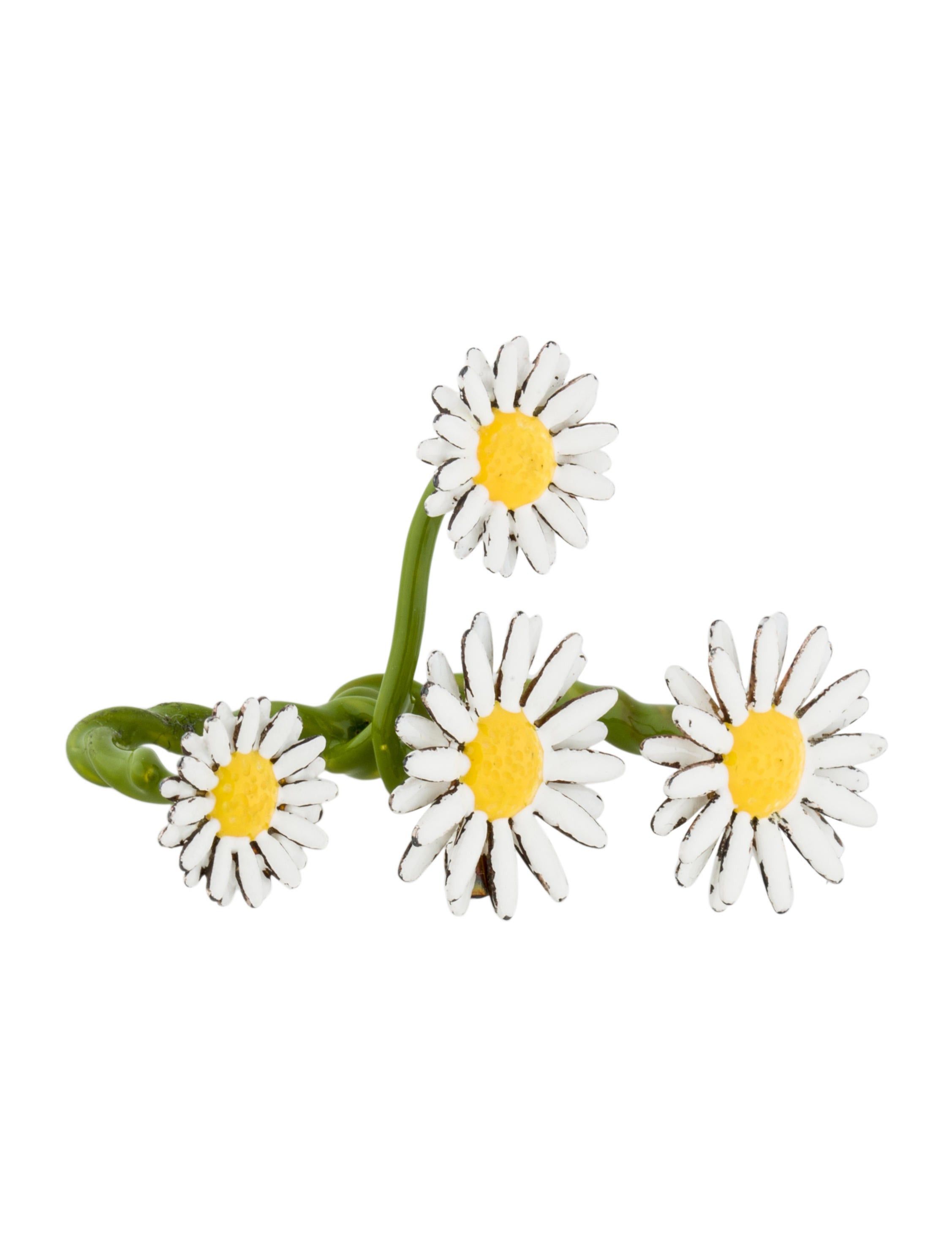 Maison Margiela GRAIL SS15 STERLING SILVER 925 DAISY MULTI FINGER RING Size ONE SIZE - 2 Thumbnail