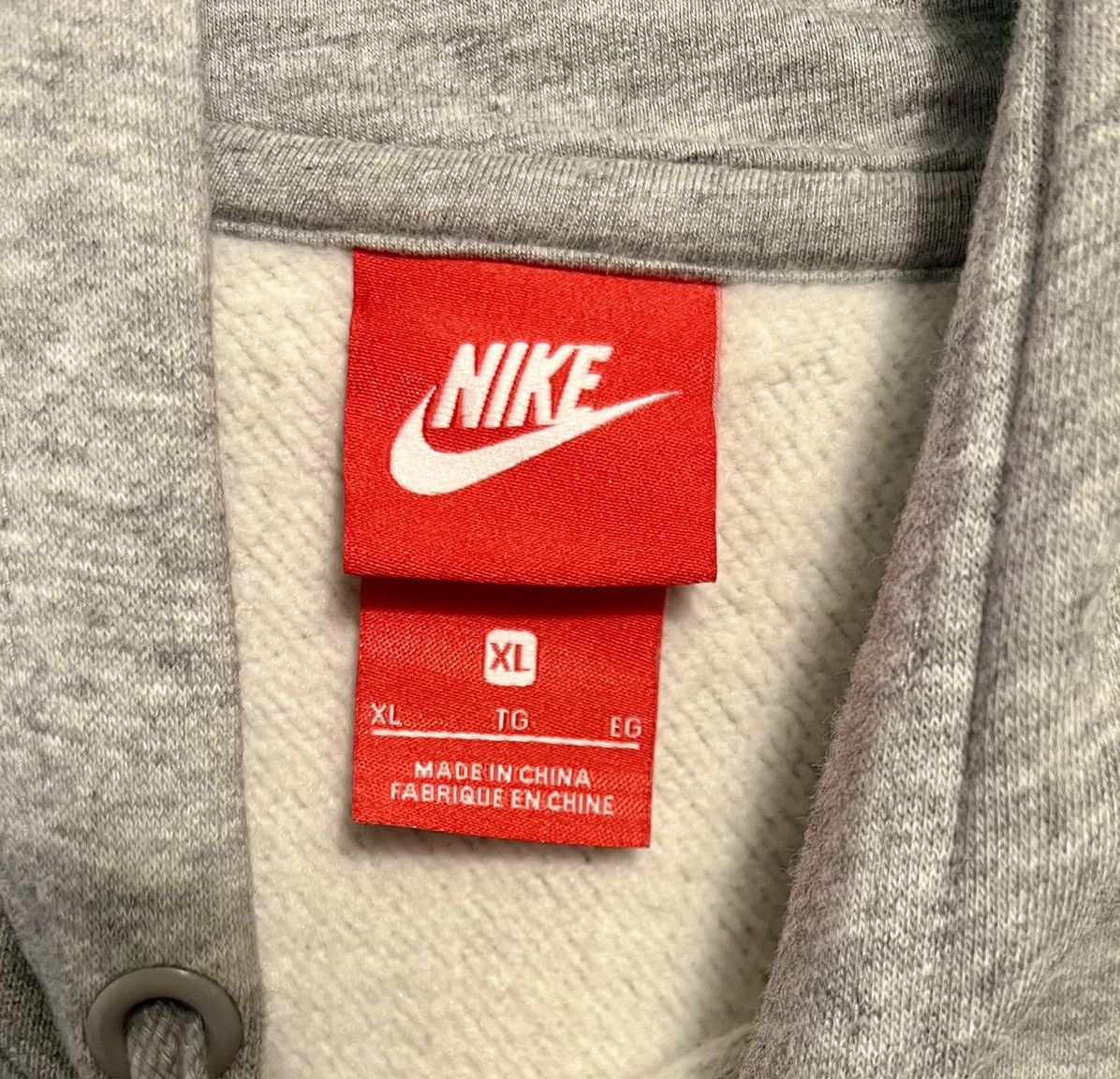 Kith × Nike Authentic Kith Nike Flight hoodie grey XL 2017 release Size US XL / EU 56 / 4 - 4 Thumbnail