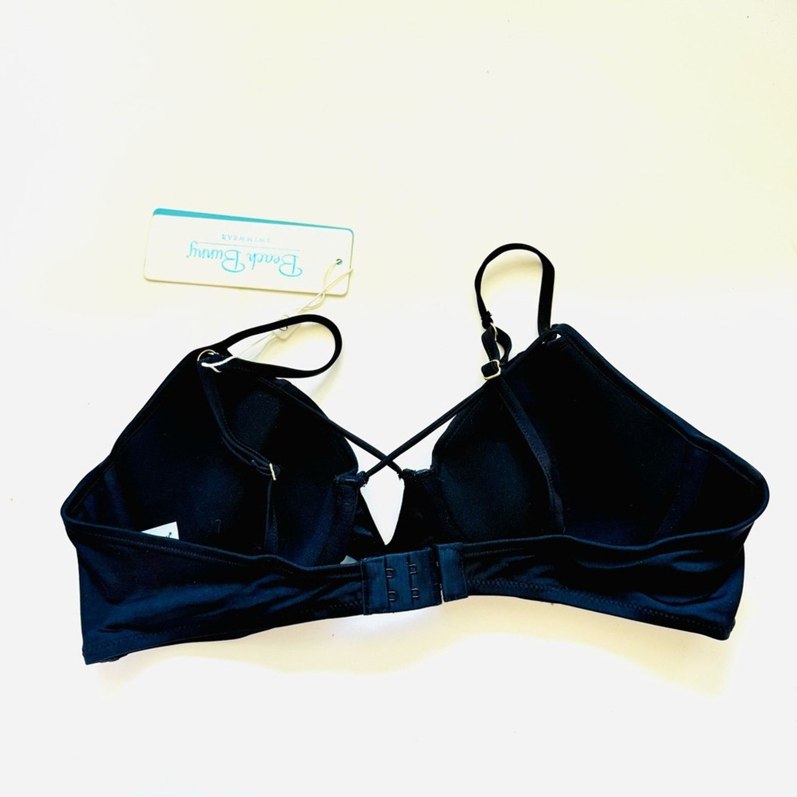 REVOLVE NEW BEACH BUNNY Black Dylan Underwire Bikini Swim Top XL Size XL / US 12-14 / IT 48-50 - 7 Thumbnail