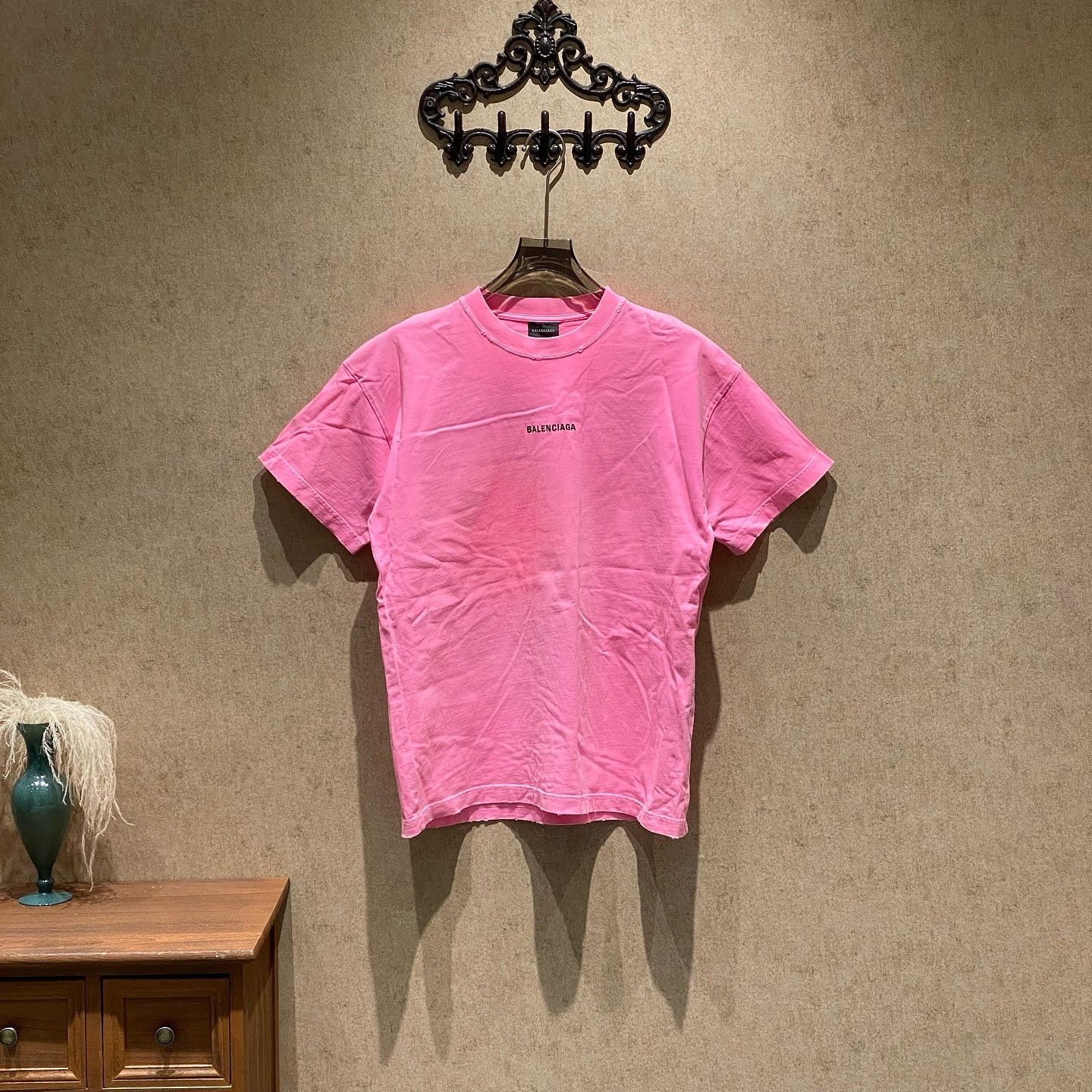 Balenciaga Balenciaga Logo Cotton T-Shirt Size M Size M / US 6-8 / IT 42-44 - 1 Thumbnail