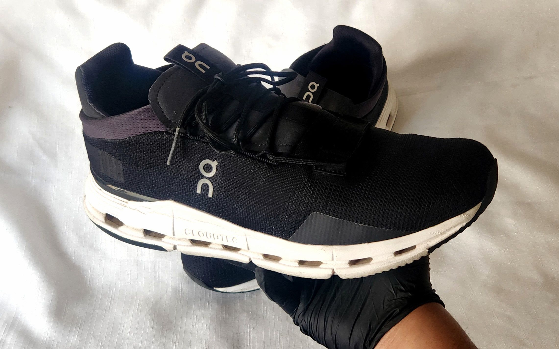 On On Cloudnova Running Shoes Black Gray and white Size 12.5 Size US 12.5 / EU 45-46 - 1 Thumbnail
