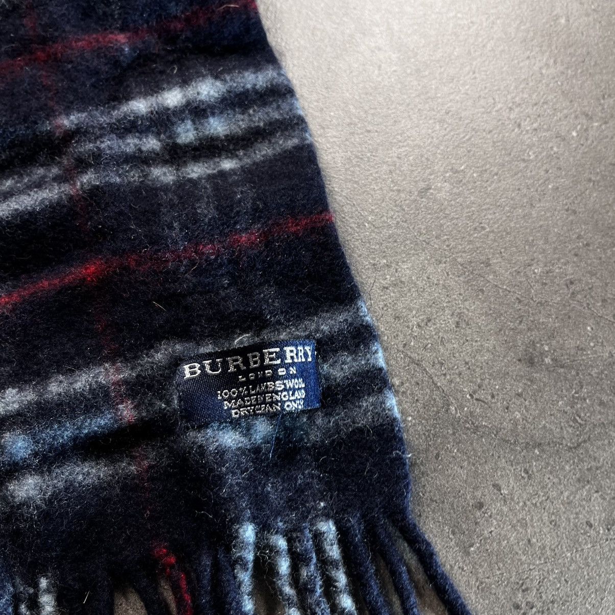 Burberry Burberry London 00s Vintage Lambs Wool Scarf Scarv Old Money Size ONE SIZE - 4 Thumbnail