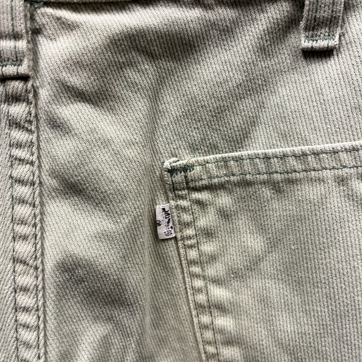 Levi's Levi's Green Corduroy 1970s Flare Leg Talon Zipper 32 Pants Size US 32 / EU 48 - 5 Thumbnail