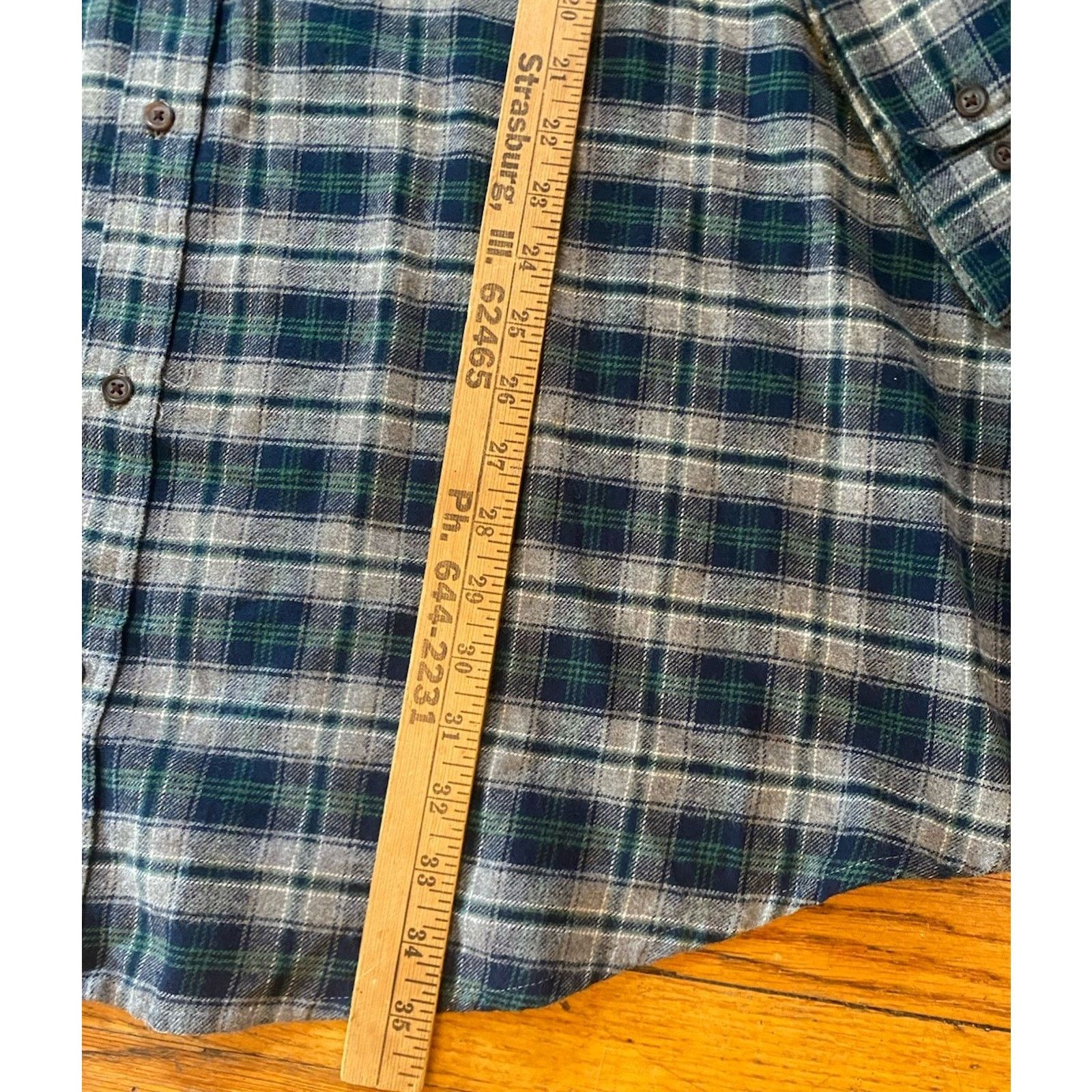 Croft & Barrow NWT Croft & Barrow Soft Flannel Button Up Shirt Mens 4XB Size US XXL / EU 58 / 5 - 10 Thumbnail
