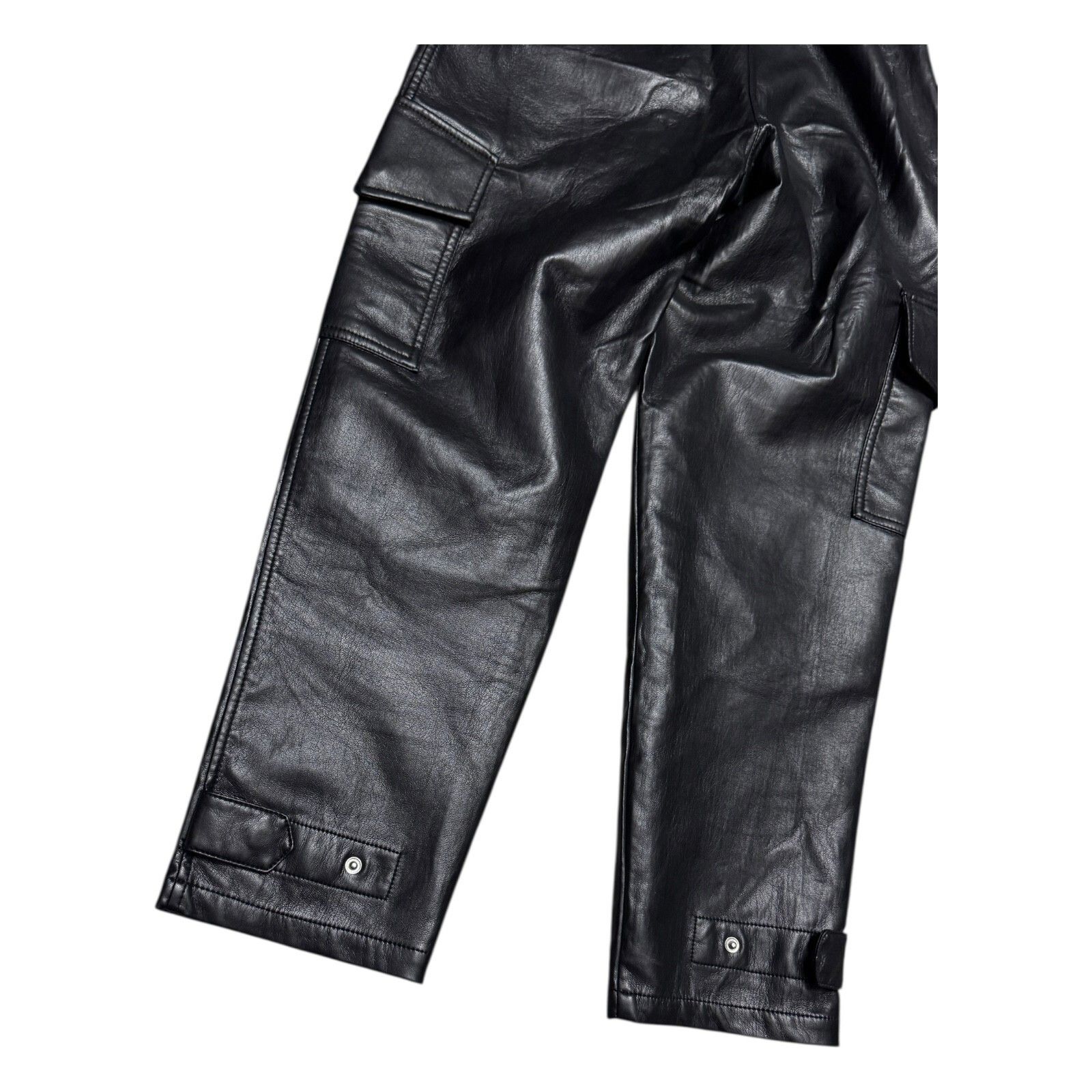 Aritzia WILFRED ARITZIA Faux Vegan Leather CARGO Casual Pants Size 0 Size 24" / US 00 / IT 34 - 6 Thumbnail