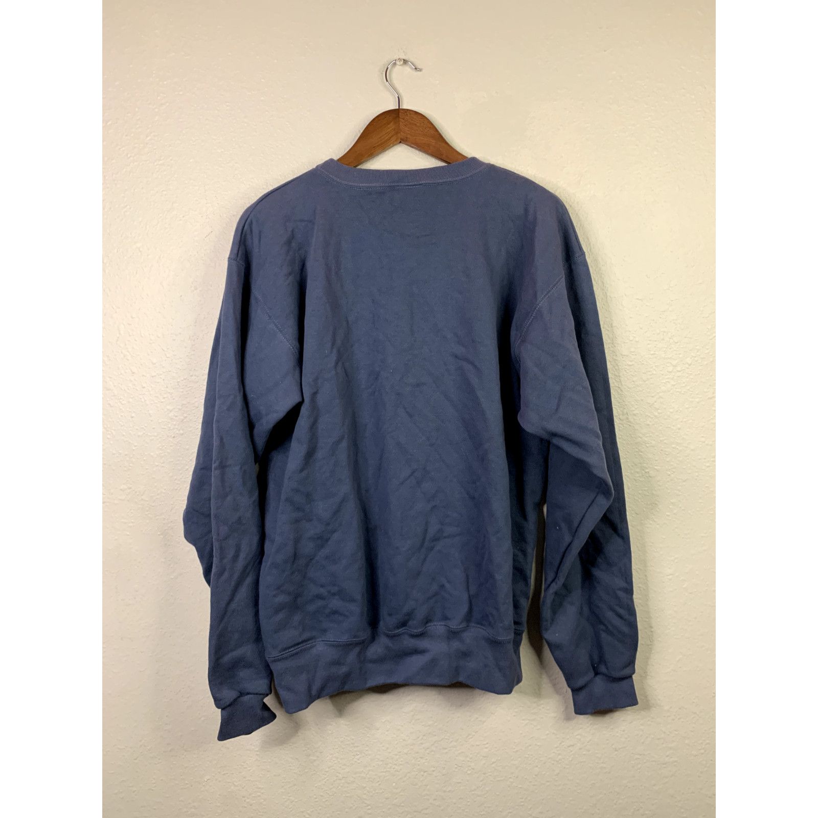Anvil Vintage Dark Blue Blank Crewneck Medium Sweatshirt 90s VTG M Size US M / EU 48-50 / 2 - 5 Thumbnail