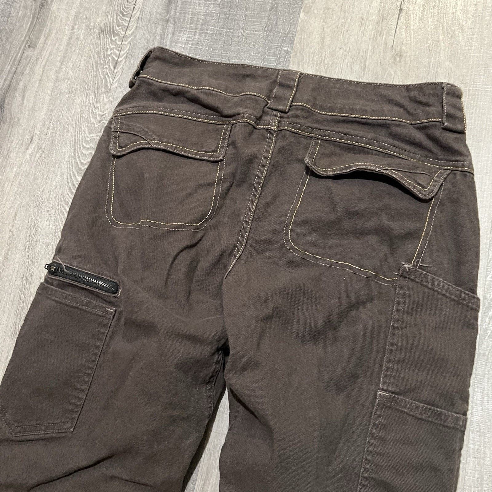 Other Dovetail Workwear Construct Double Knee Front Brown Pants Size 32" / US 10 / IT 46 - 4 Thumbnail