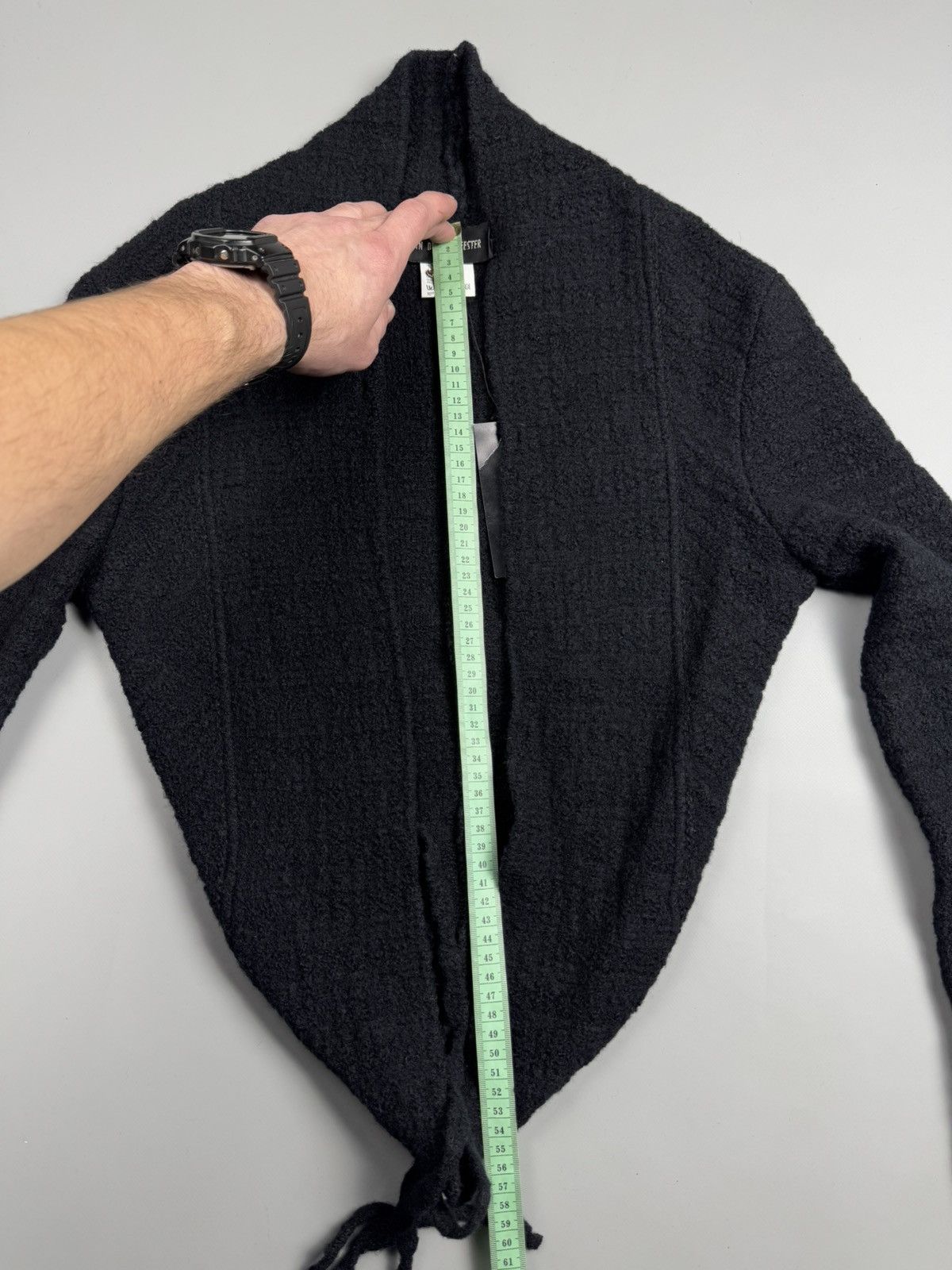 Ann Demeulemeester Ann Demeulemeester Boiled Knitted Wool Cape / Bolero Size 38 Size XS / US 0-2 / IT 36-38 - 11 Thumbnail