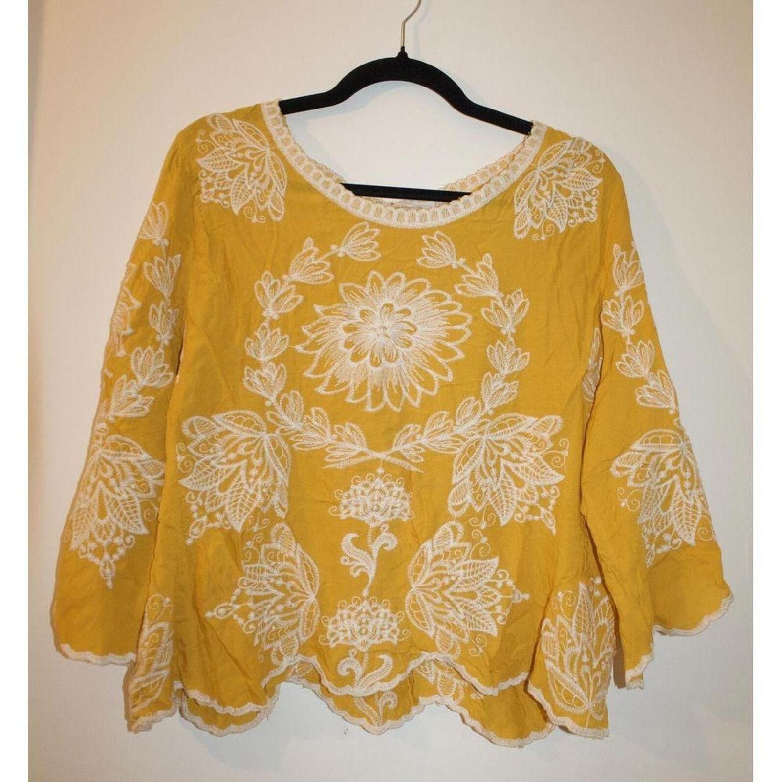 The Unbranded Brand Solitaire womens yellow embroidered Size XL / US 12-14 / IT 48-50 - 1 Thumbnail