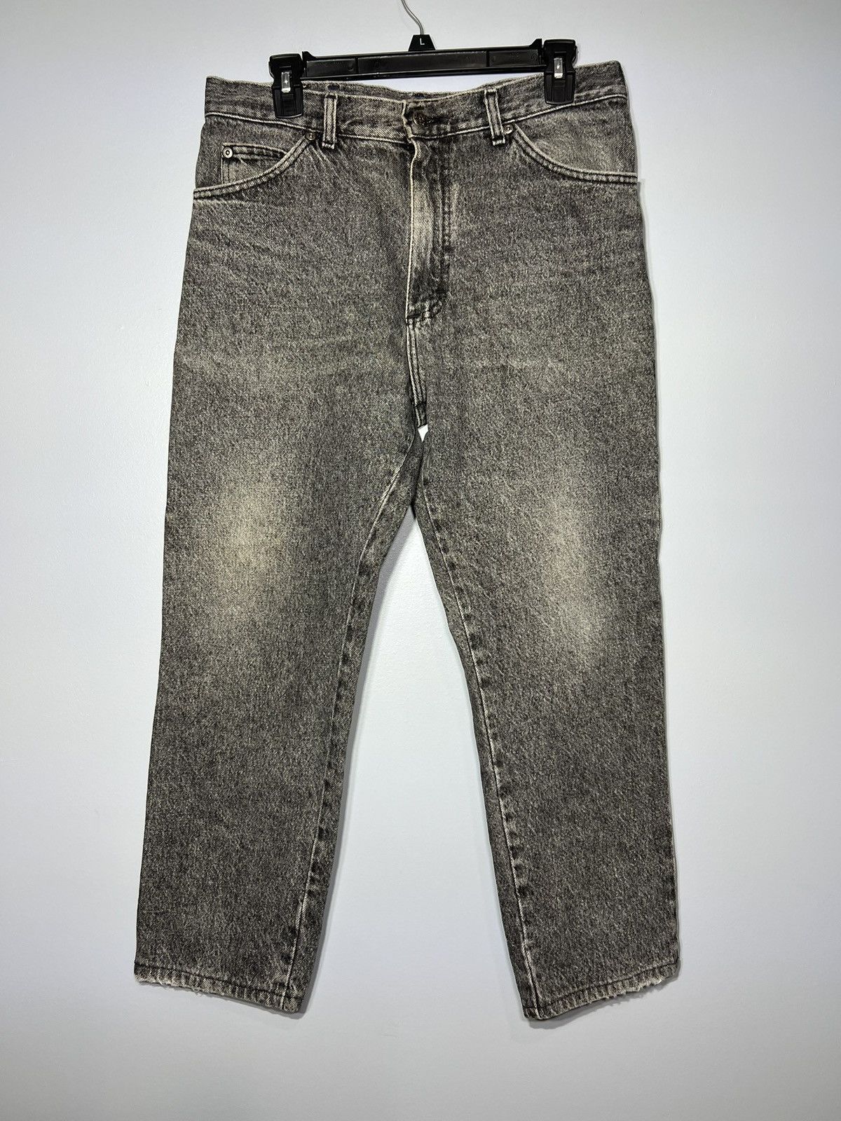 Lee Lot (2) 80-90s Lee Riders Faded Wash Denim 34x30 Union Tag Size US 34 / EU 50 - 2 Thumbnail