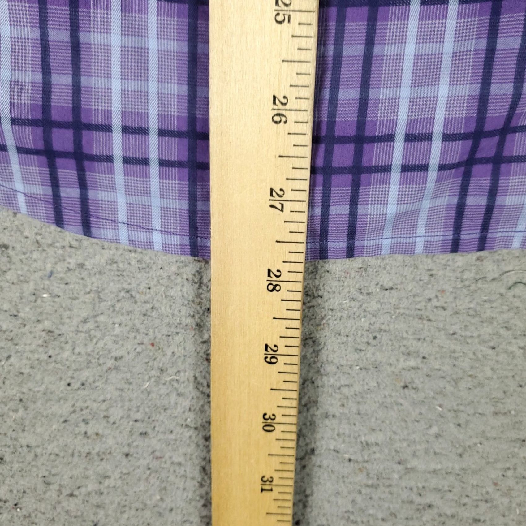 Tommy Bahama Tommy Bahama Shirt Mens Small Purple Plaid Cotton Polyester Button Long Sleeve Shirt Size US S / EU 44-46 / 1 - 4 Thumbnail