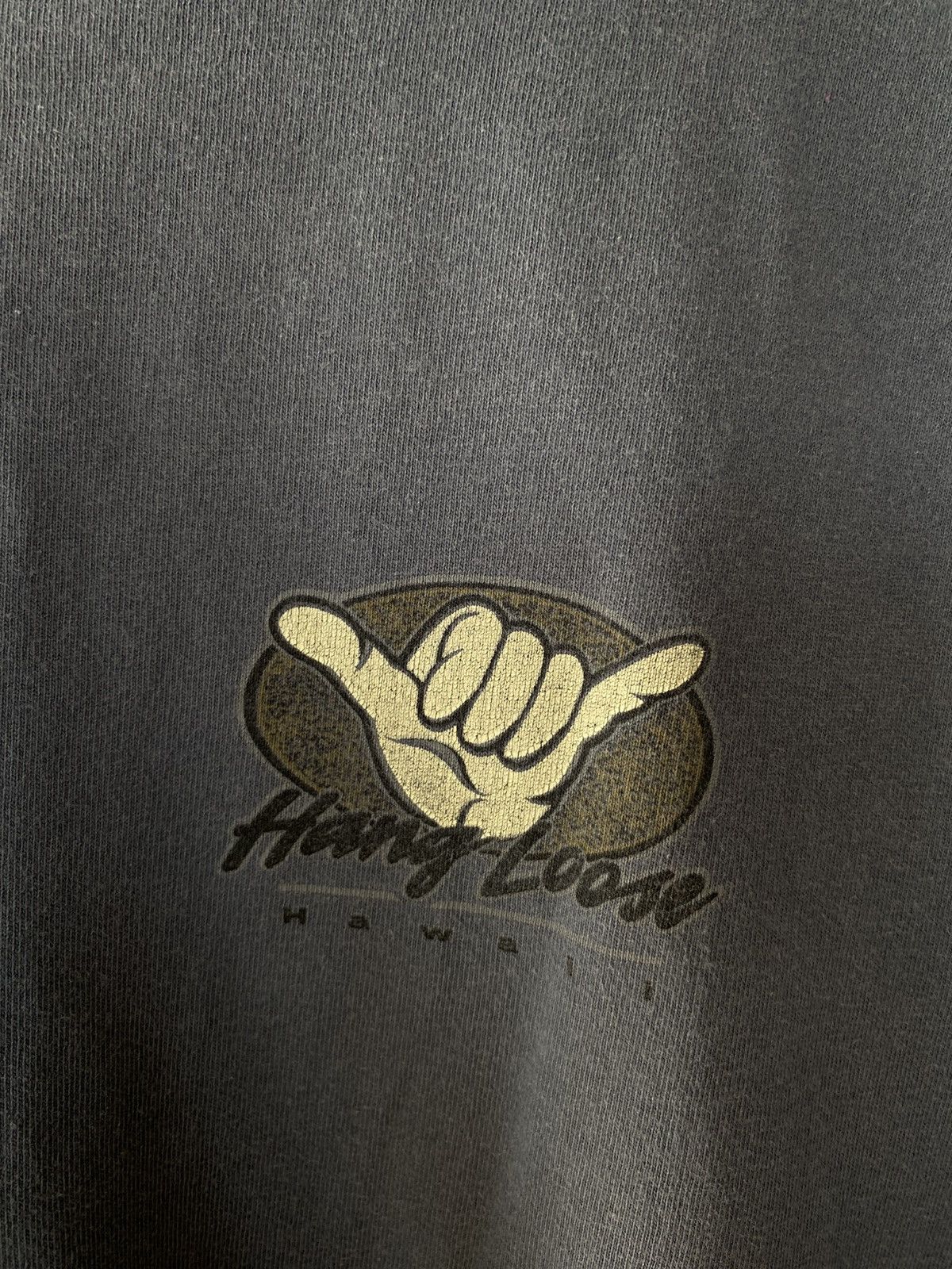 Vintage Vintage 90s Hang Loose Hawaii Surfing Tees Size US XL / EU 56 / 4 - 5 Thumbnail