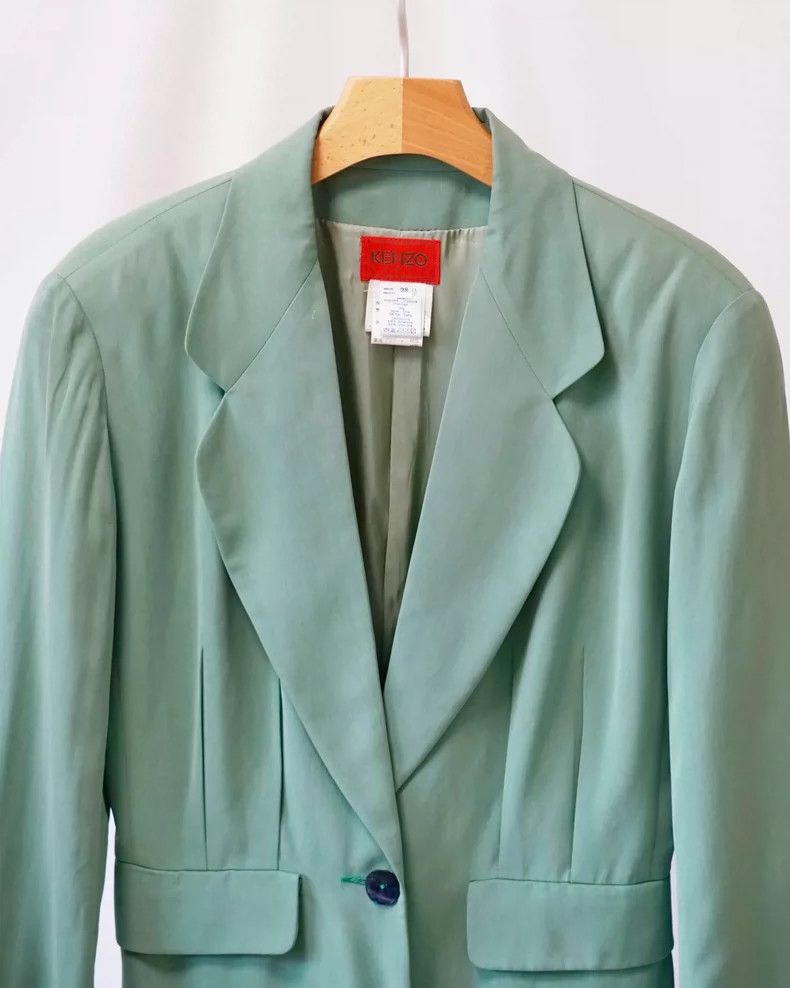 Kenzo KENZO Round collar silk suit Size XS / US 0-2 / IT 36-38 - 6 Thumbnail