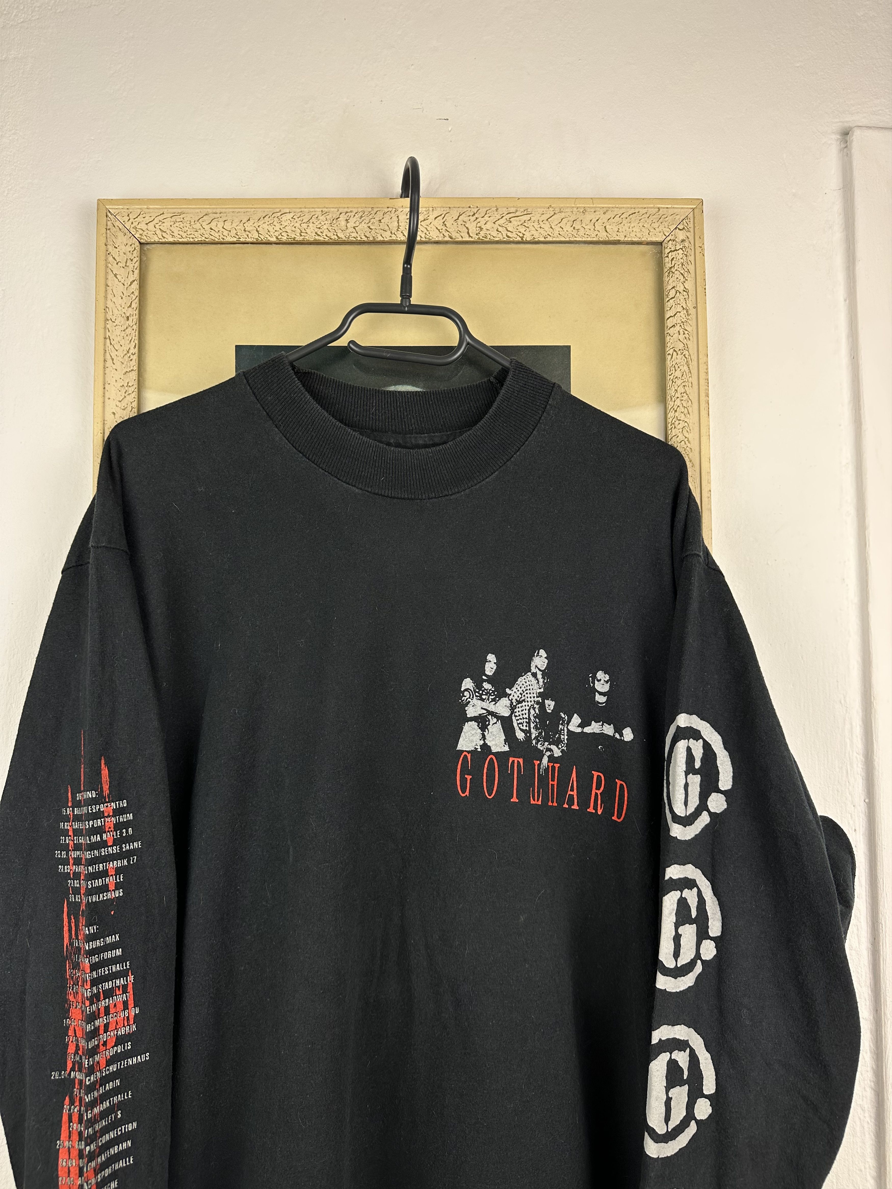 Band Tees Vintage GOTTHARD Rare Shirt Long Sleeve One Life Band Tee Size US L / EU 52-54 / 3 - 5 Thumbnail