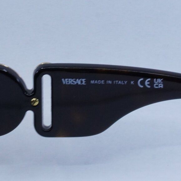 Versace Versace VE4478U 108/87 Sunglasses Havana Square Frame Size ONE SIZE - 9 Thumbnail