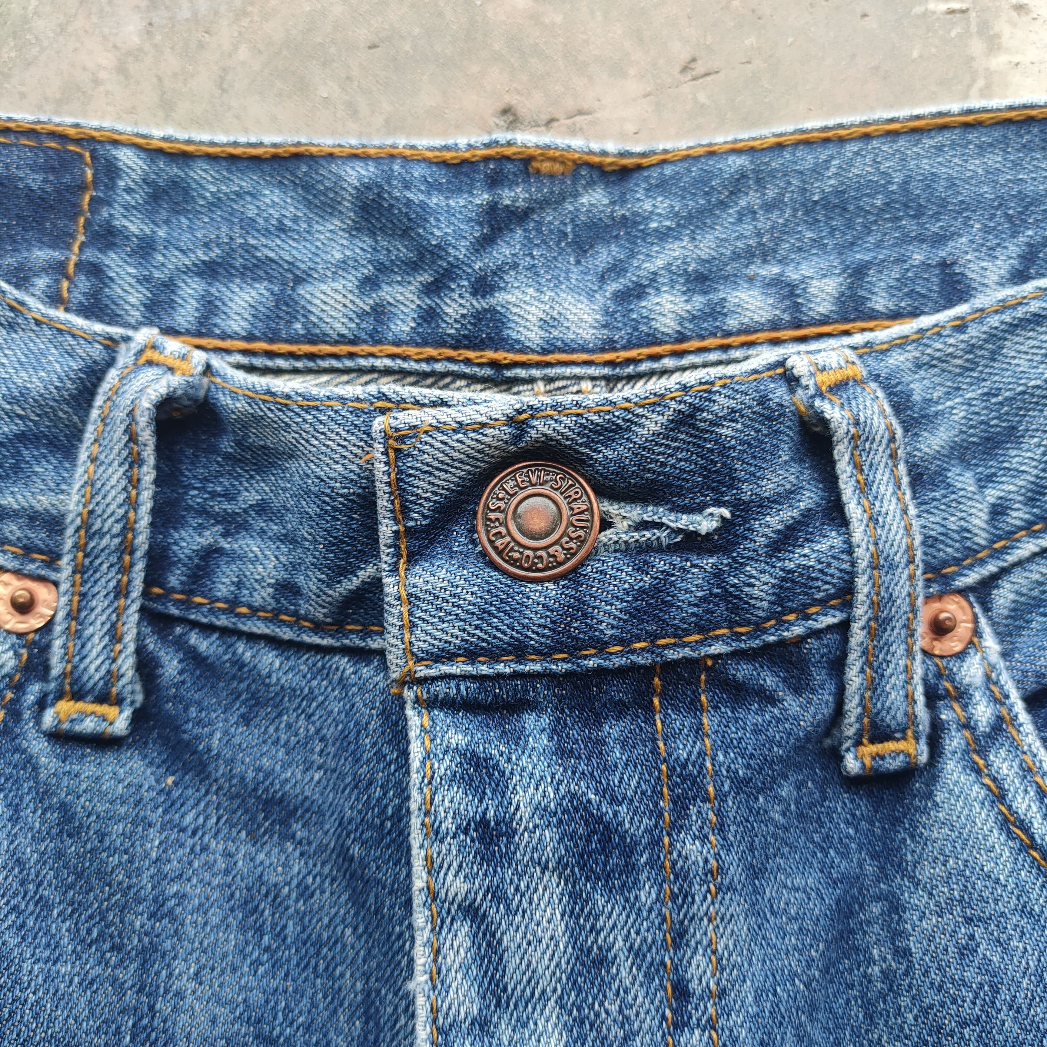 Levi's Vintage Clothing W32 VINTAGE LEVI'S 512 FADED DISTRESSED JEAN DENIM PANTS Size US 32 / EU 48 - 5 Thumbnail