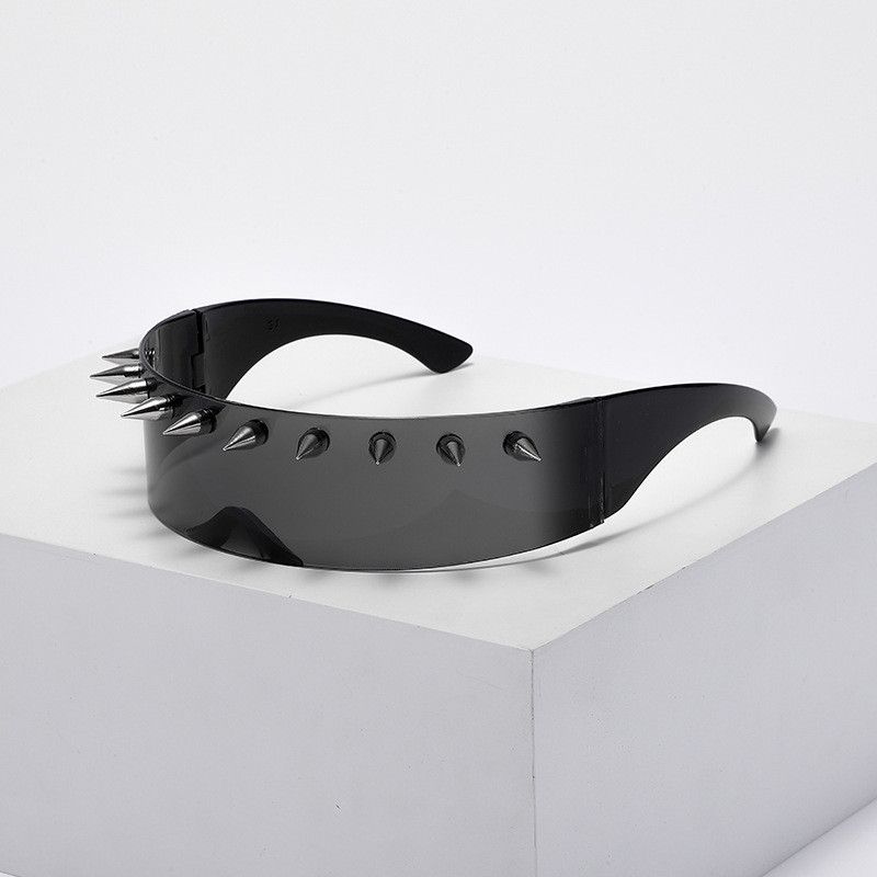 Electric Visual Rivet Design Street ins style custom avant-garde sunglasses Size ONE SIZE - 2 Thumbnail