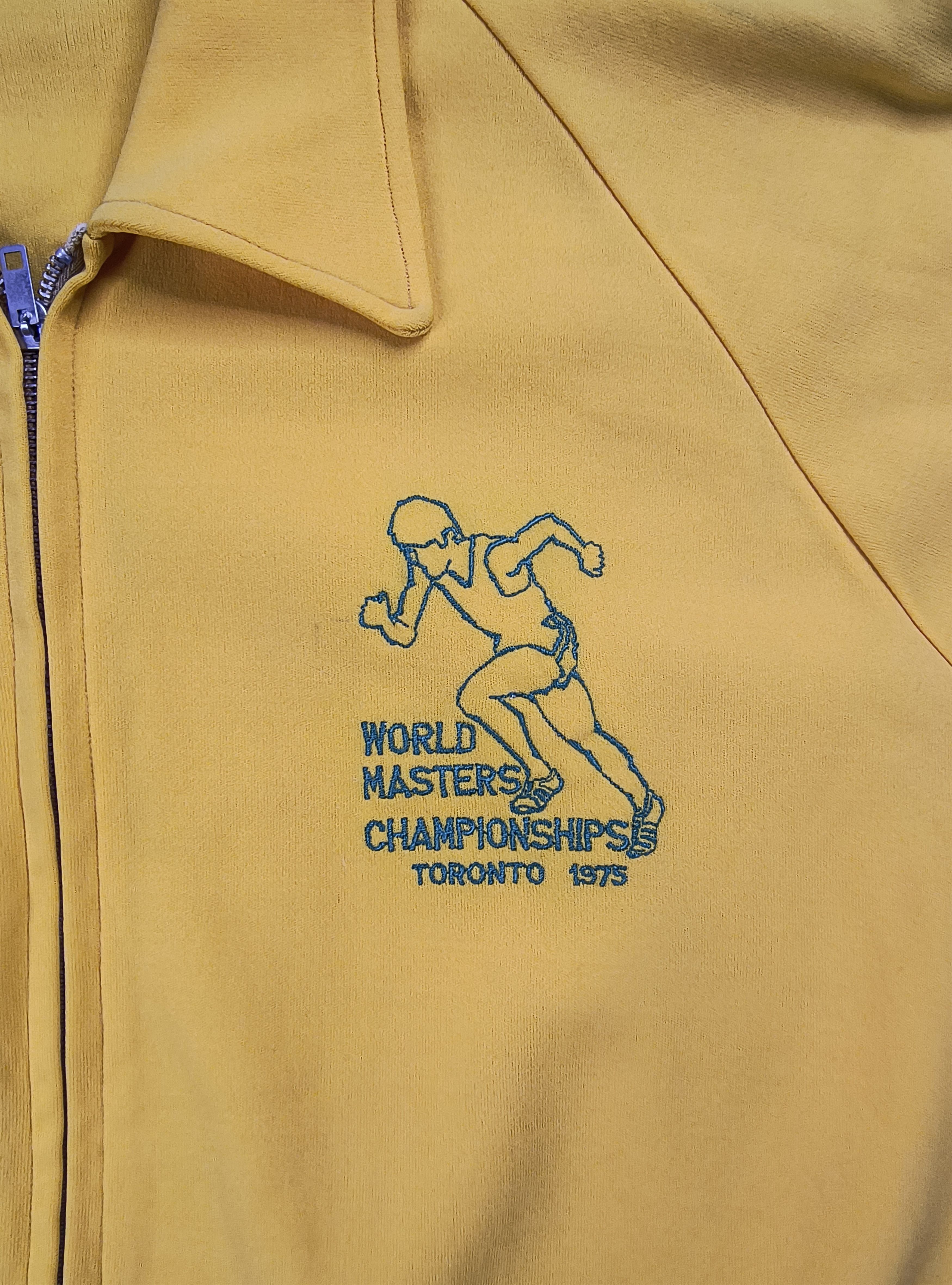 Vintage Vintage Toronto world masters championship 1975 track jacket Size US L / EU 52-54 / 3 - 3 Thumbnail