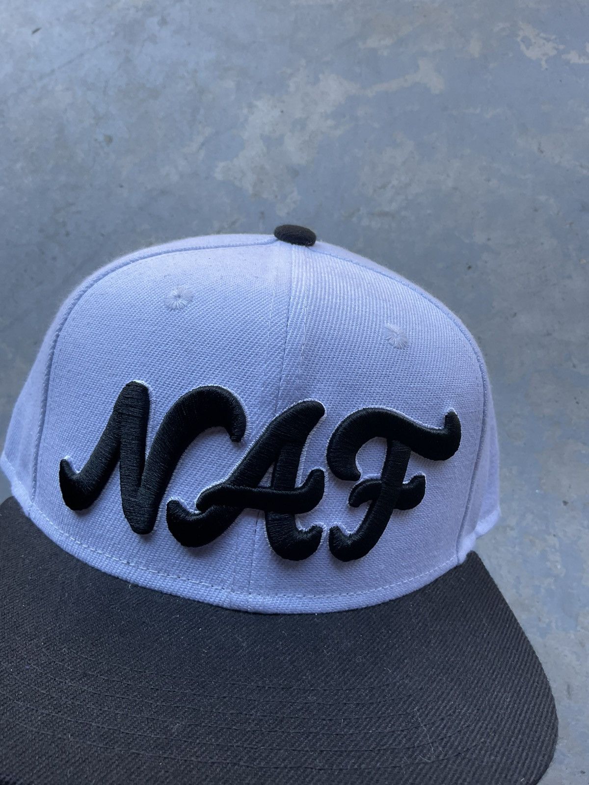 Other NAF 420 Exclusive Fitted Hat White/Black Size ONE SIZE - 2 Thumbnail