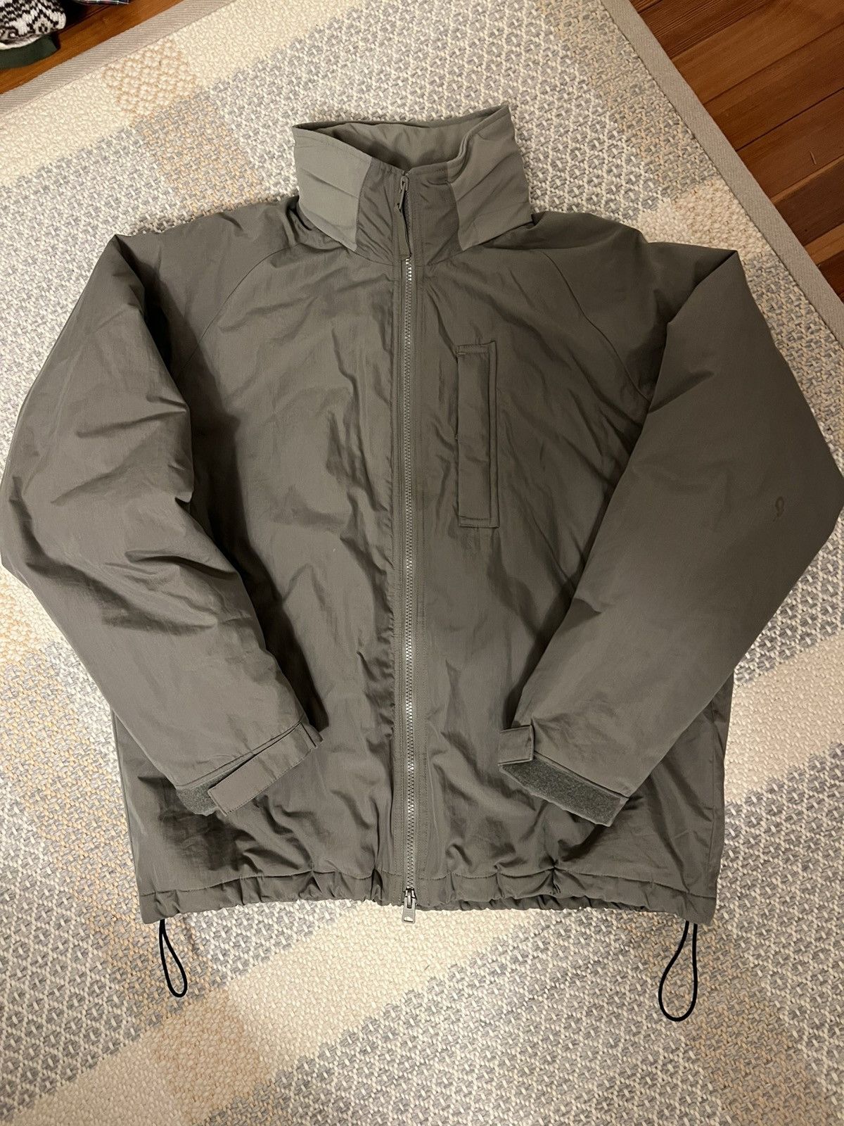 Allsaints green puffer