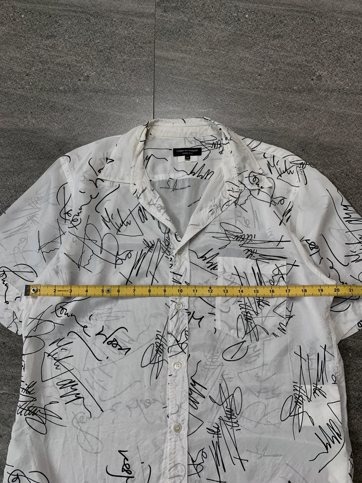 Comme des Garcons Homme Plus FREE IMPORT TAX 2005 Rolling Stones Collabs Silk Shirt Size US M / EU 48-50 / 2 - 10 Thumbnail