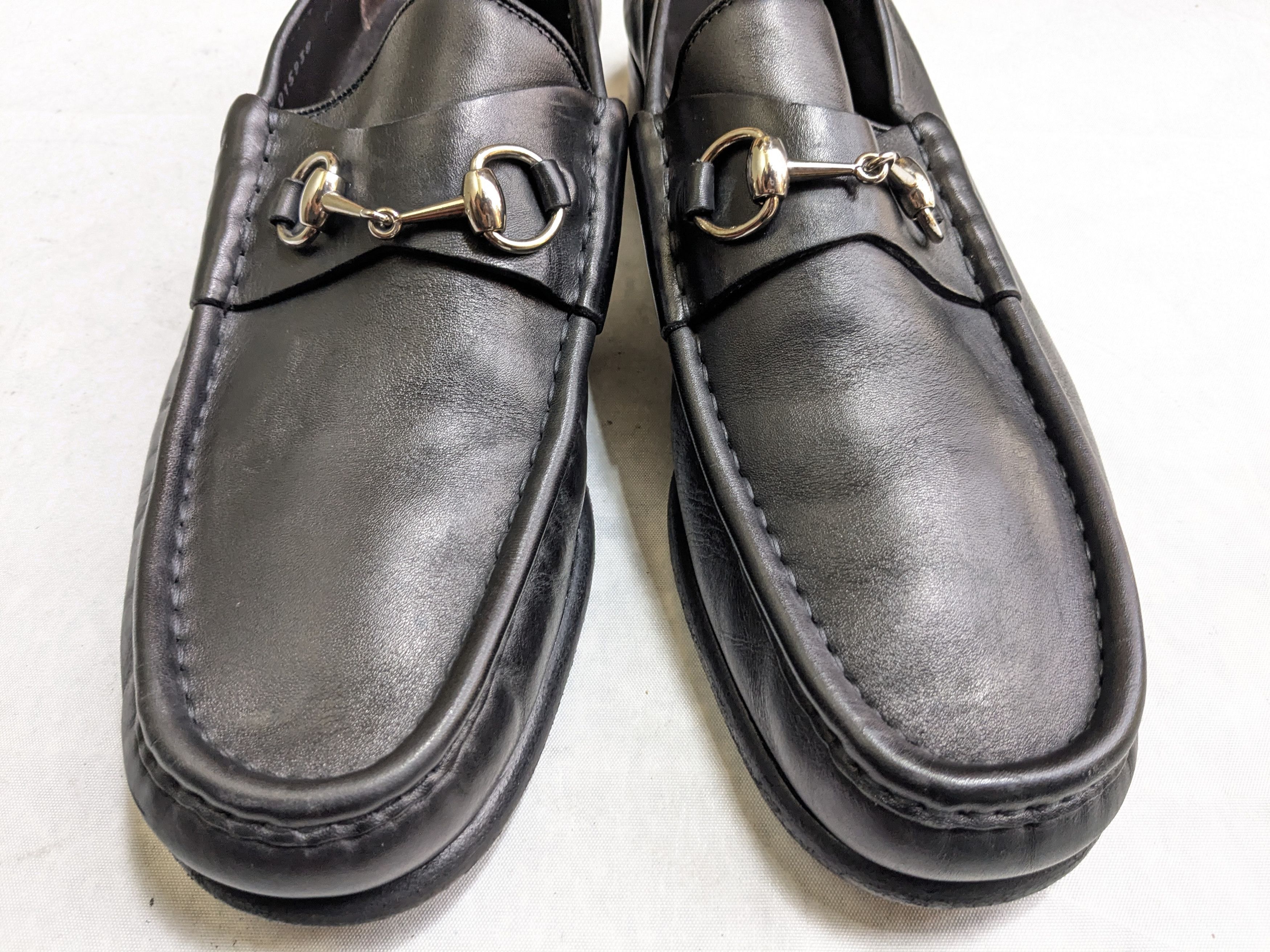 Gucci Gucci Horsebit Loafers Black 13 D Leather Snaffle Tom Ford Size US 13 / EU 46 - 4 Thumbnail