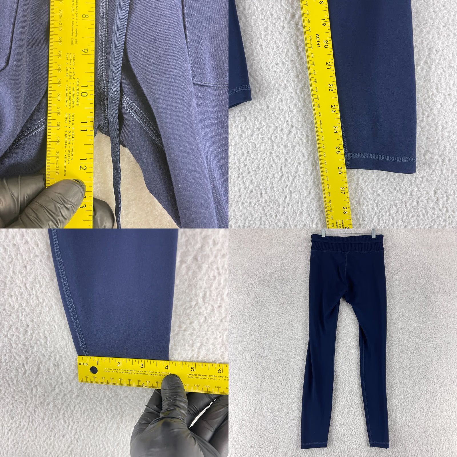 TravisMathew Travis Mathew Friday Ponte Legging Womens Small Blue Draw On Pocket Cloth Size 28" / US 6 / IT 42 - 8 Thumbnail