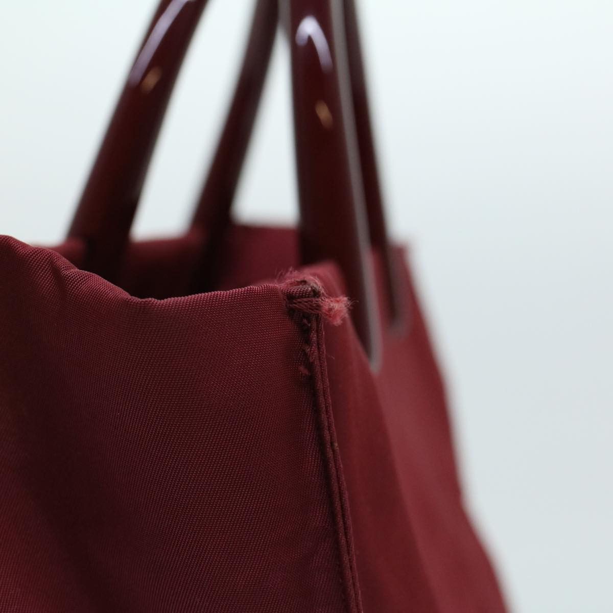 Prada PRADA Hand Bag Nylon Red Size ONE SIZE - 7 Thumbnail