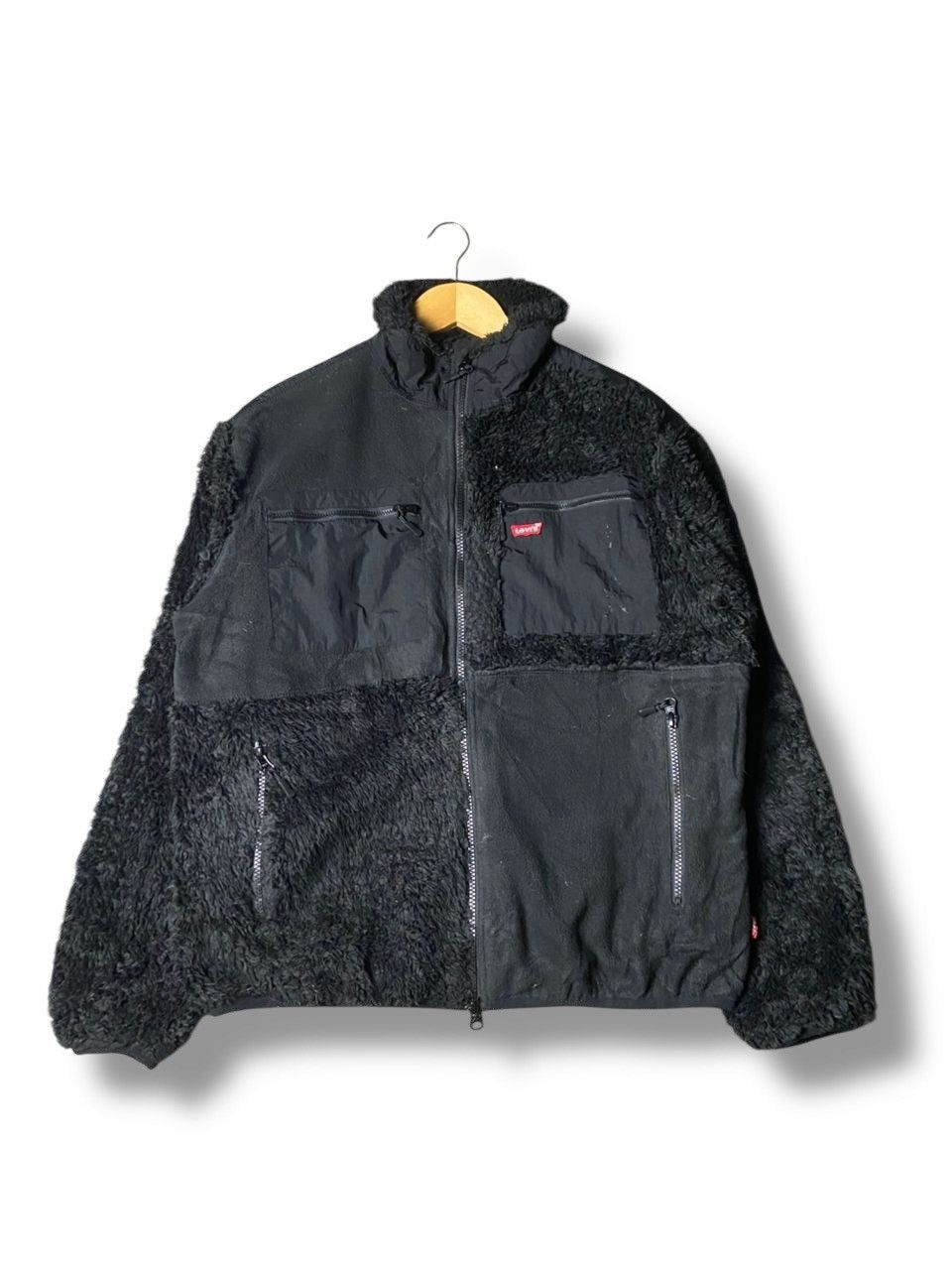 Levi's Levis Strauss Co. Full Zip Sherpa Fleece Jacket (168) Size US M / EU 48-50 / 2 - 1 Thumbnail