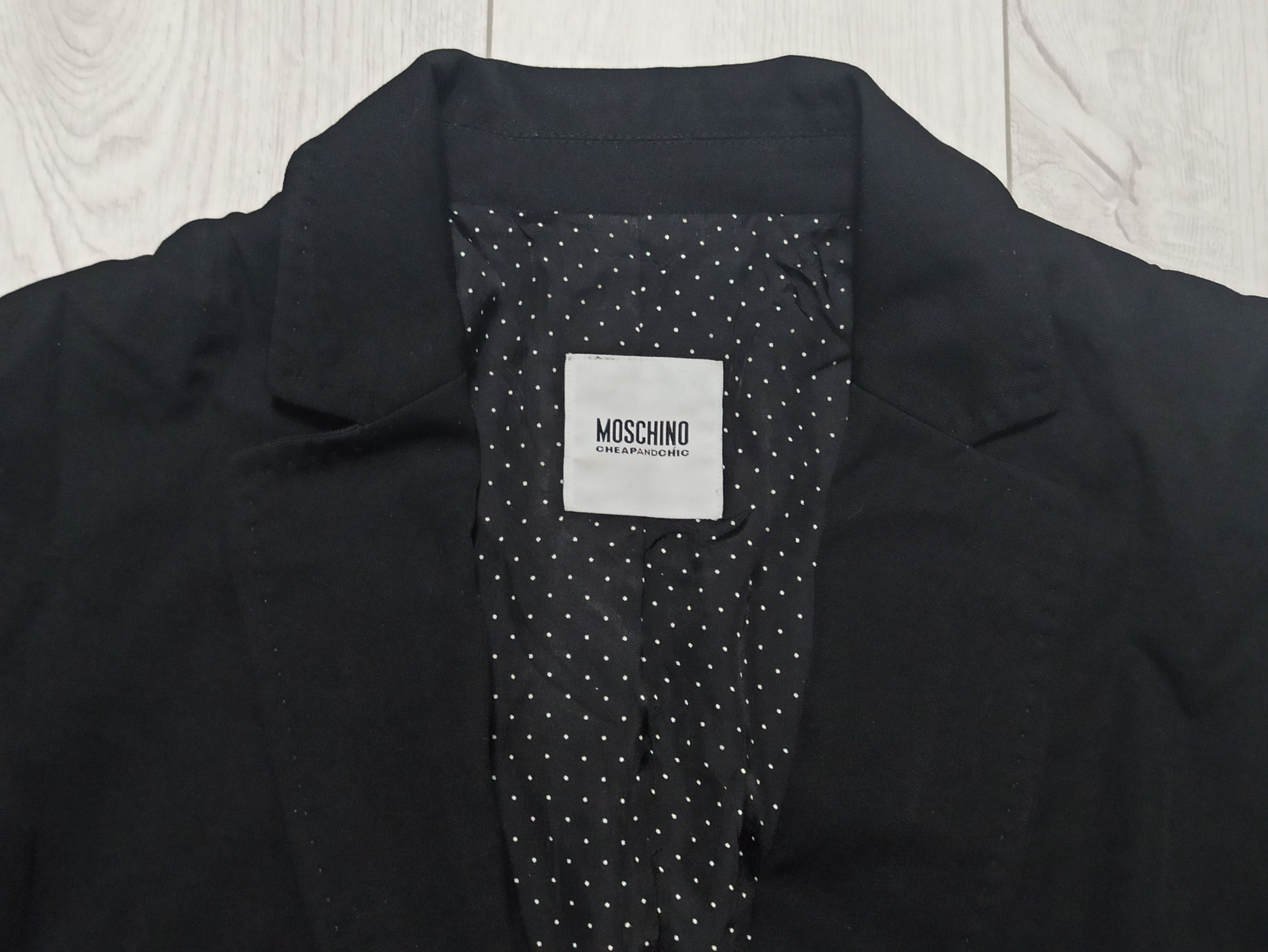 Moschino × Vintage Moschino Cheap And Chic Womens Blazer Size XL / US 12-14 / IT 48-50 - 2 Thumbnail
