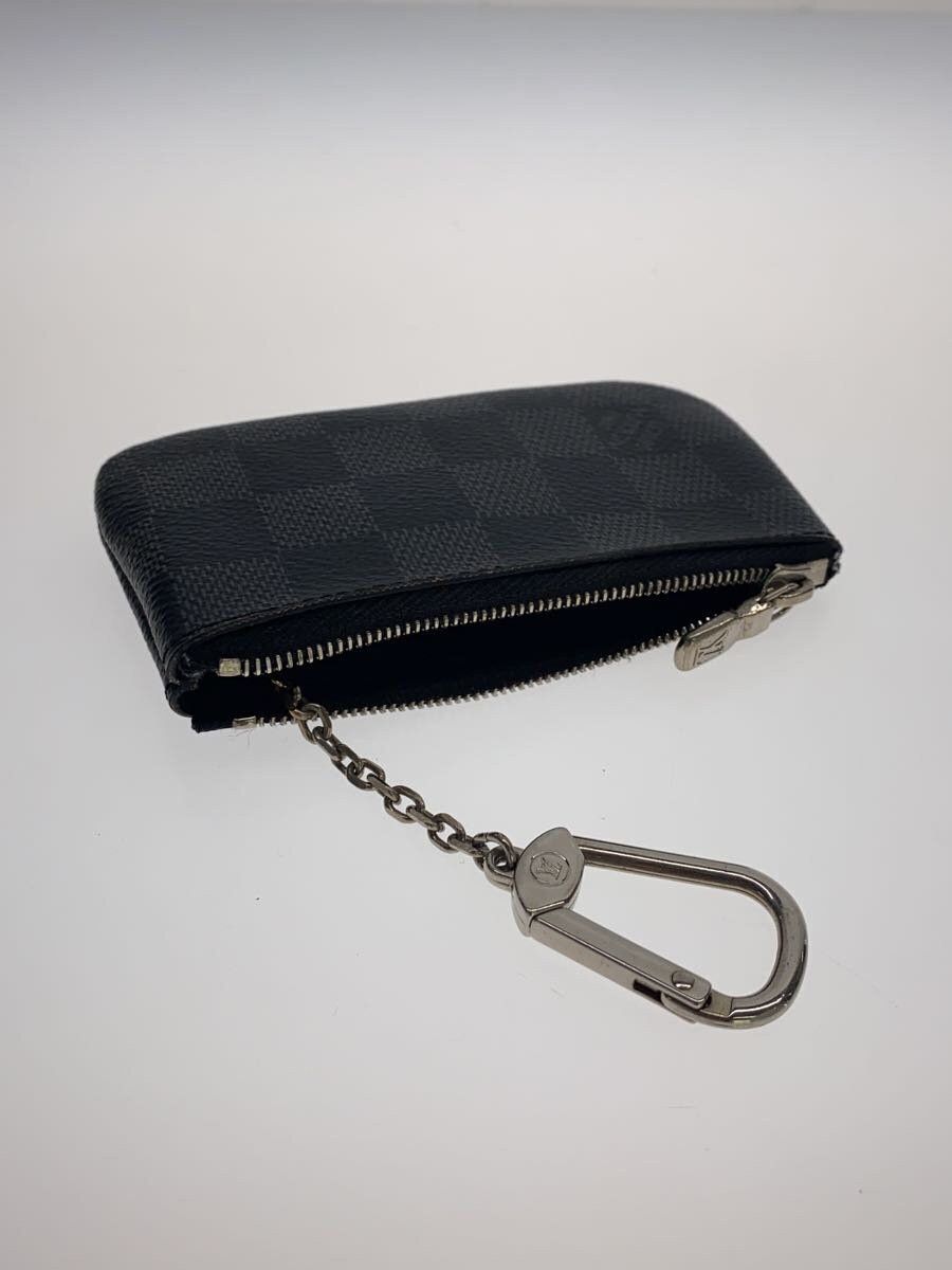 Louis Vuitton Louis Vuitton Damier Graphite Pochette Clé Grey Size ONE SIZE - 5 Thumbnail