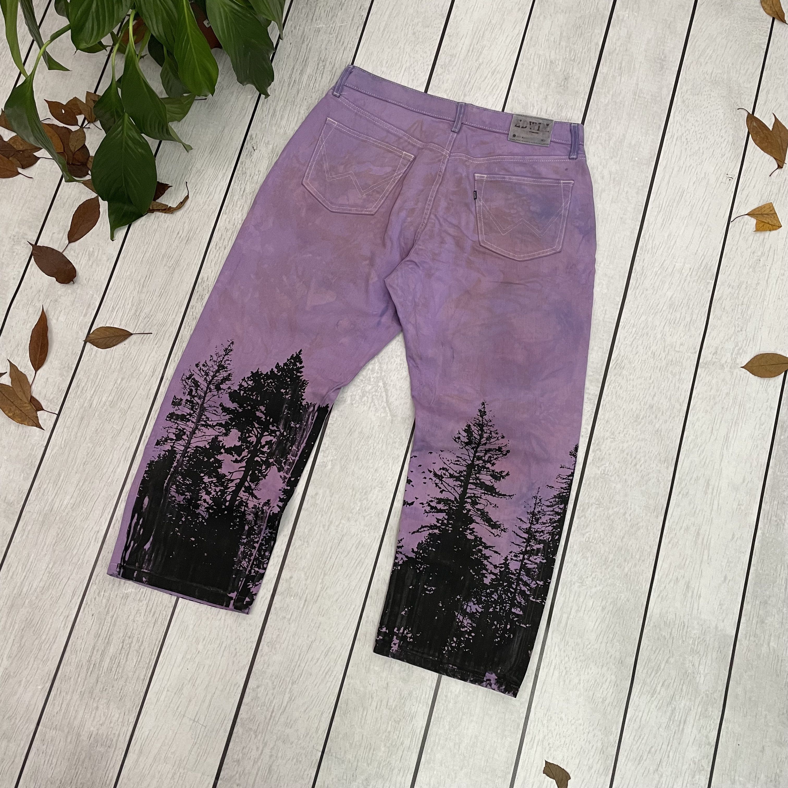 Edwin Custom Reworked Edwin 1of1 Mystery forest and Dragon ART Size US 33 - 1 Thumbnail
