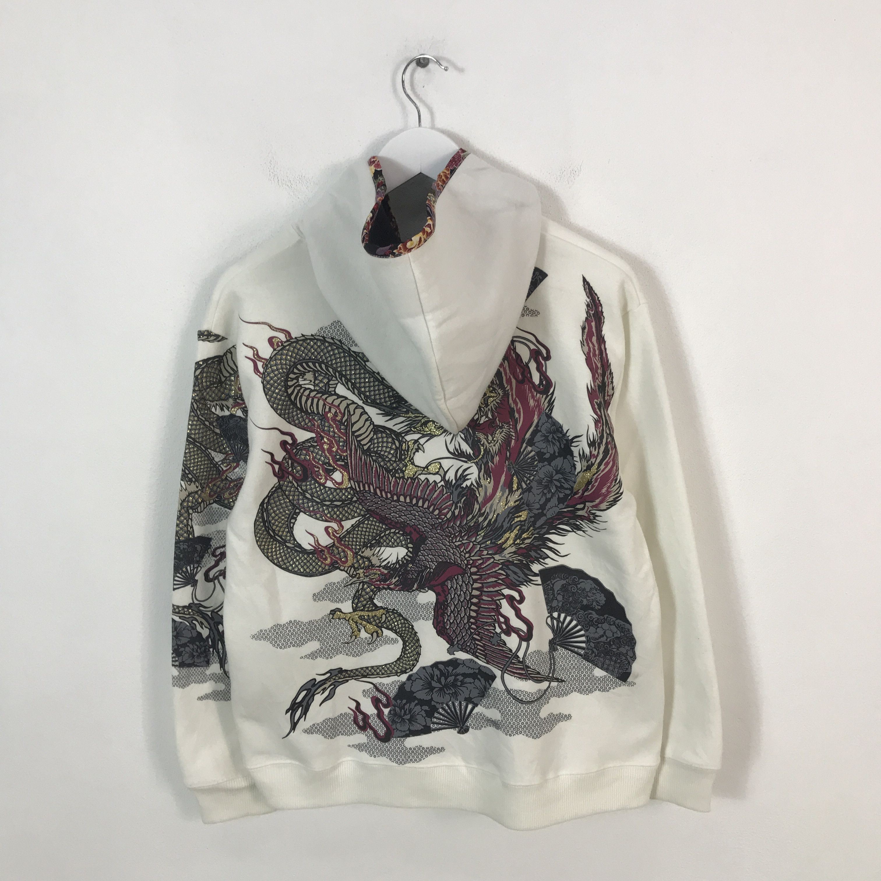 Designer × Japanese Brand Sukajan Dragon Japanese Style Zipper Jacket Hoodie Size US M / EU 48-50 / 2 - 1 Thumbnail