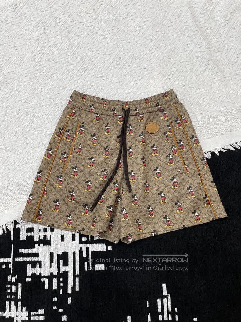 Gucci Gucci Disney co-branded Mickey Mouse full logo full pair o Size 42" / US 20 - 1 Thumbnail