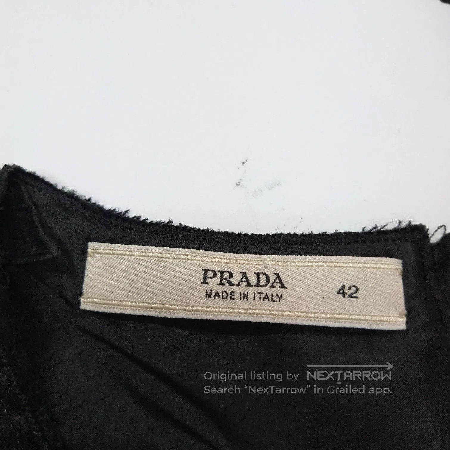Prada Prada Wool Sleeveless Patchwork Dress . Size L / US 10 / IT 46 - 7 Thumbnail