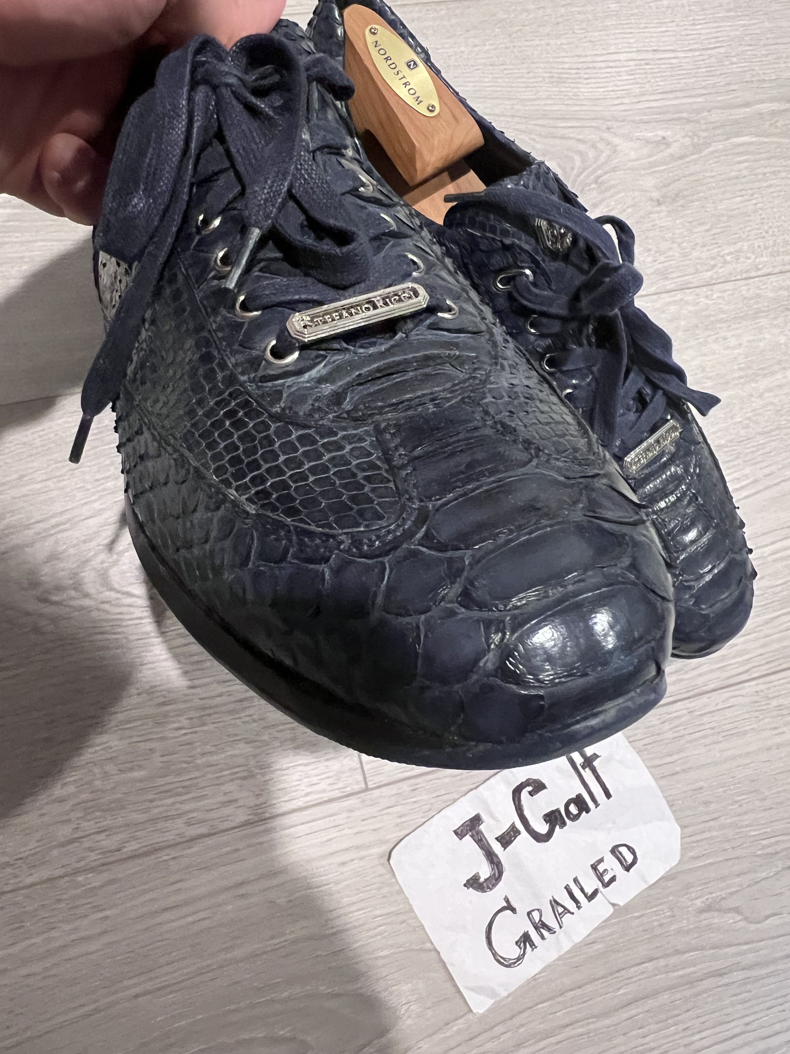 Stefano Ricci Stefano Ricci Ostrich sneakers! Rare! Size US 9 / EU 42 - 4 Thumbnail
