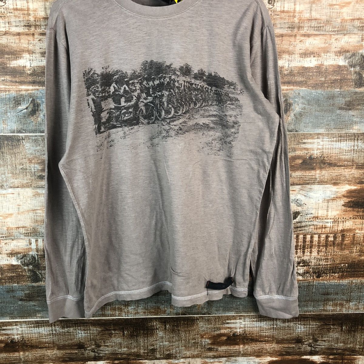 Harley Davidson Harley Davidson Grey Long Slevee T-Shirt #A2599 Size US S / EU 44-46 / 1 - 3 Thumbnail