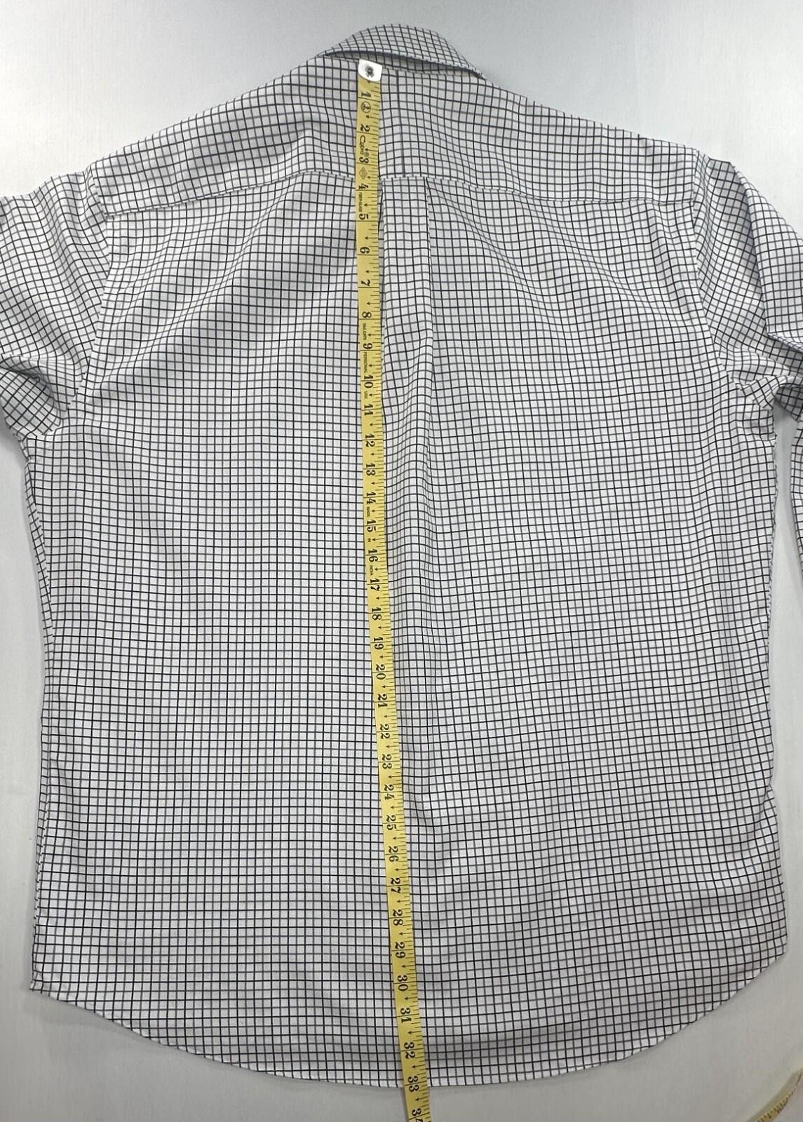 Other Forsyth of Canada 2-Ply Cotton Check Button Up Black Men XL Size US XL / EU 56 / 4 - 3 Thumbnail