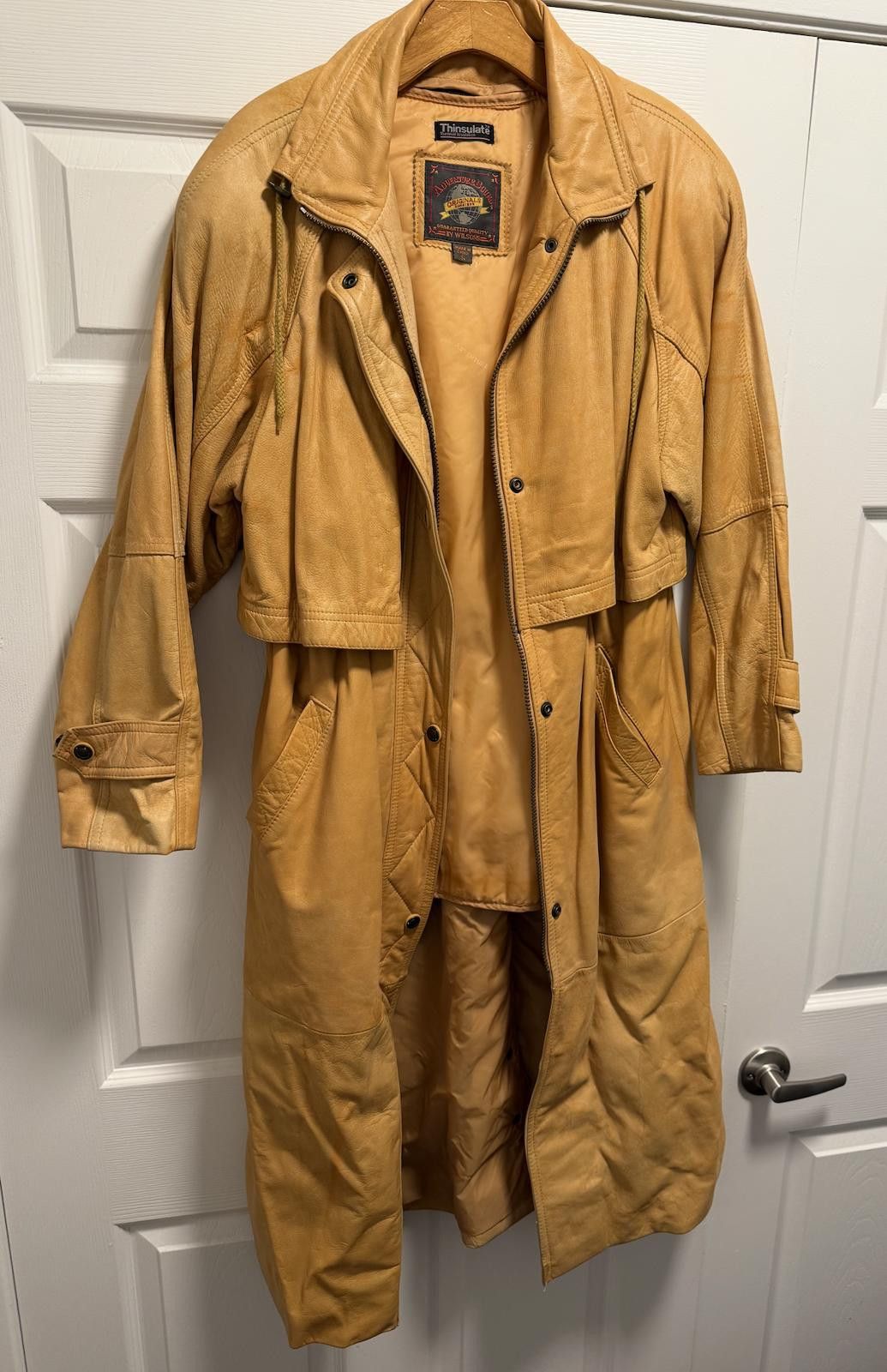 Designer Vintage Wilsons Adventure Bound Leather Trench Coat S Size US S / EU 44-46 / 1 - 1 Thumbnail