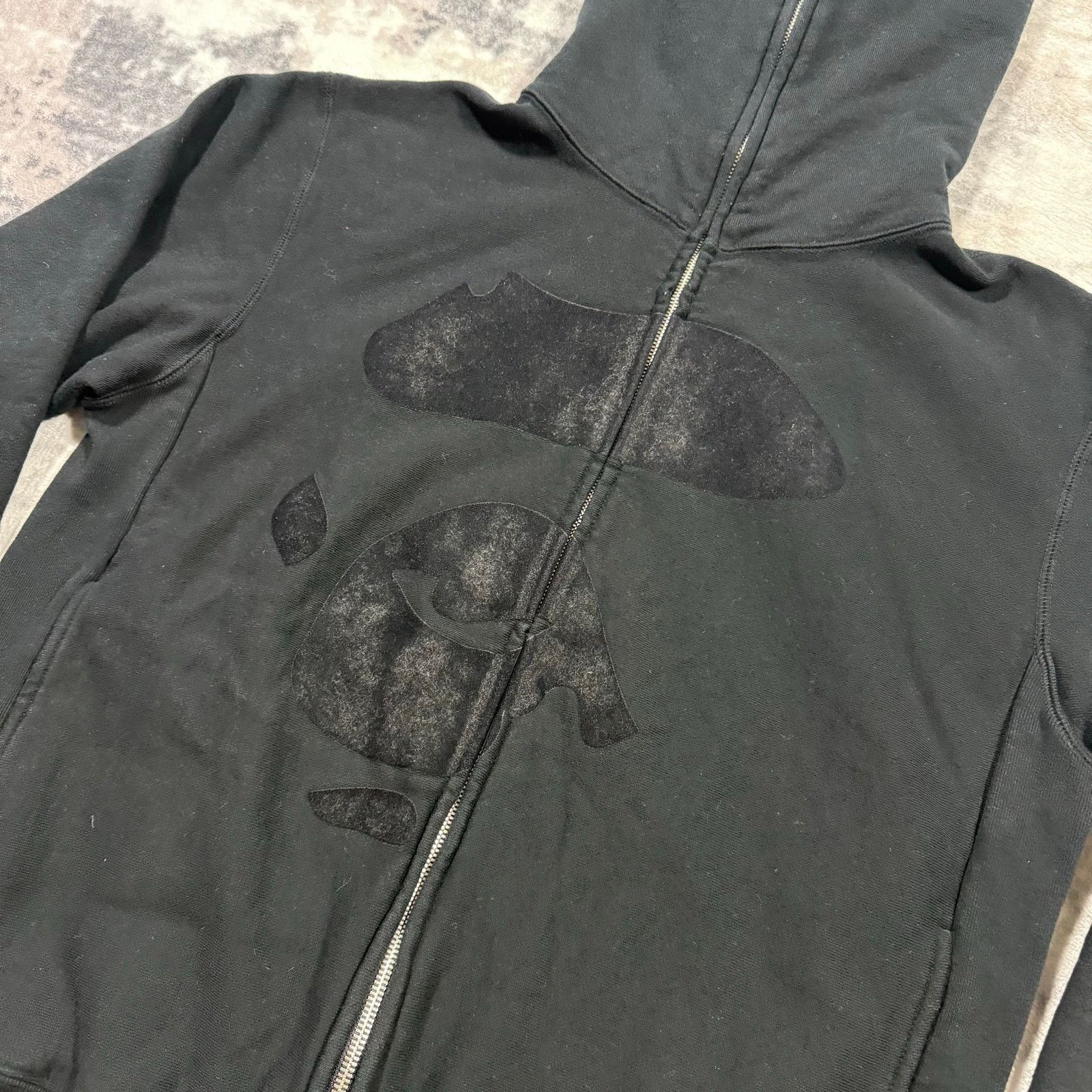 Bape × Nigo Authentic Bape 2000’s Big Ape Face Full Zip Hoodie M Size US M / EU 48-50 / 2 - 2 Thumbnail
