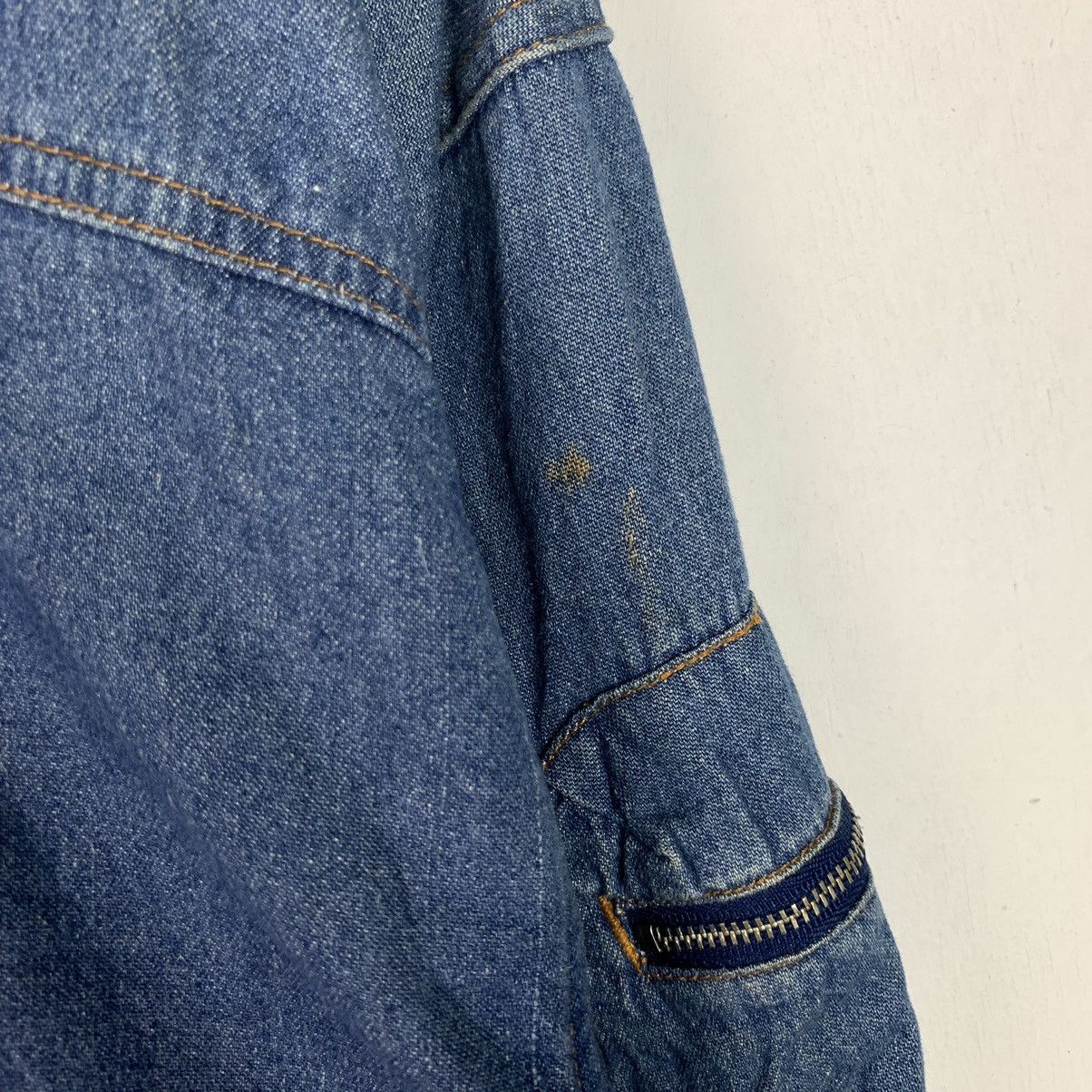 Japanese Brand × Vintage Vintage Japanese Brand QPS Denim Jacket Size US M / EU 48-50 / 2 - 11 Thumbnail