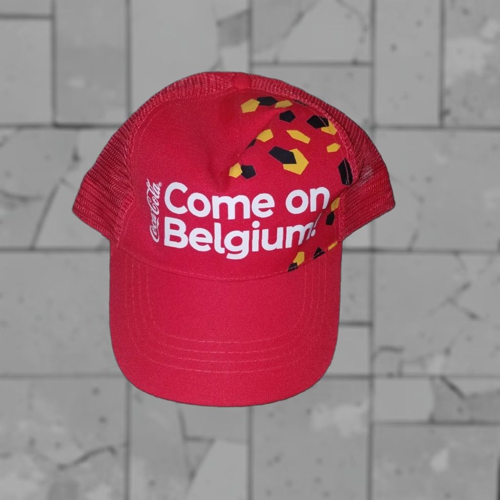 Vintage VINTAGE Coca Cola Come On Belgium Red Snapback Hat Unisex One Size Fits All Size ONE SIZE - 1 Thumbnail