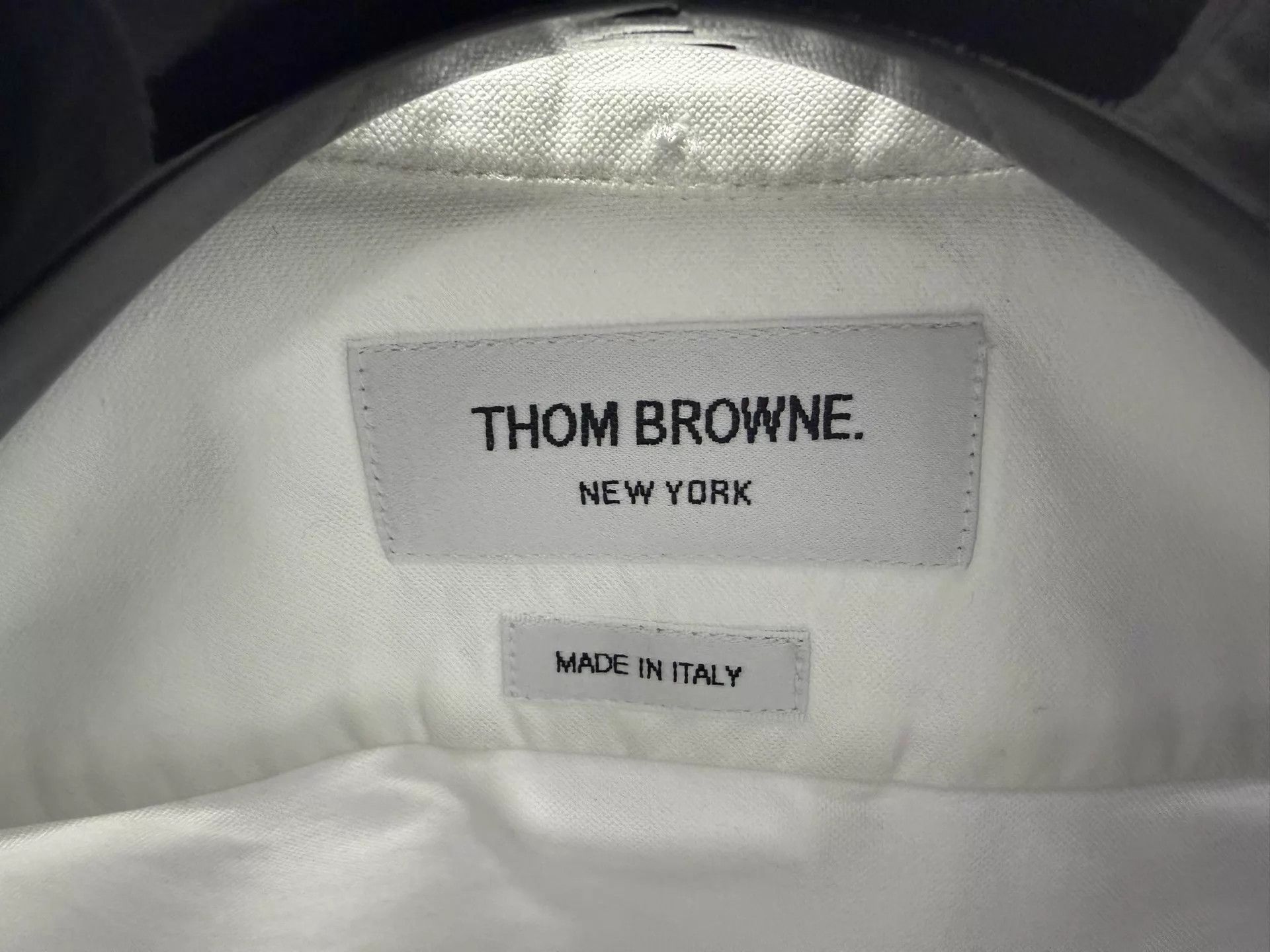 Thom Browne Thom Browne Wmns Tricolor Placket Oxford Shirt White 40 Size S / US 4 / IT 40 - 3 Thumbnail