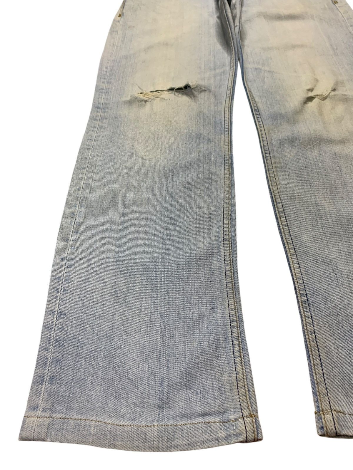 Calvin Klein SALES🔥Vintage Calvin Klein Light Wash Distress Loose Jeans Size US 31 - 6 Thumbnail