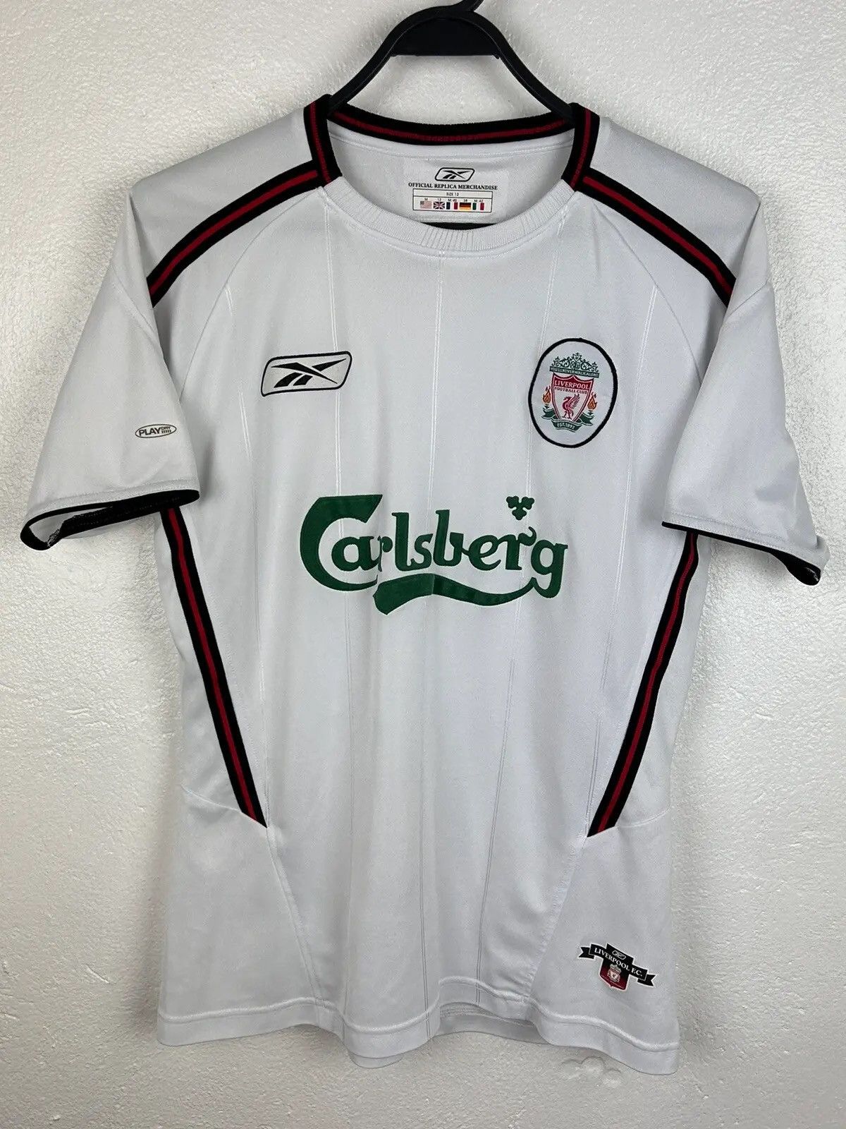 Reebok 00s Vintage Reebok x Liverpool FC 2003/04 Away Kit Jersey Size US XS / EU 42 / 0 - 1 Thumbnail