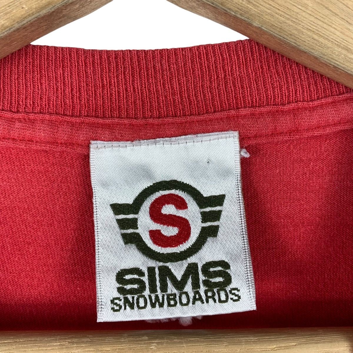 Vintage Vintage SIMS SNOWBOARD Big logo printed Size US L / EU 52-54 / 3 - 3 Thumbnail