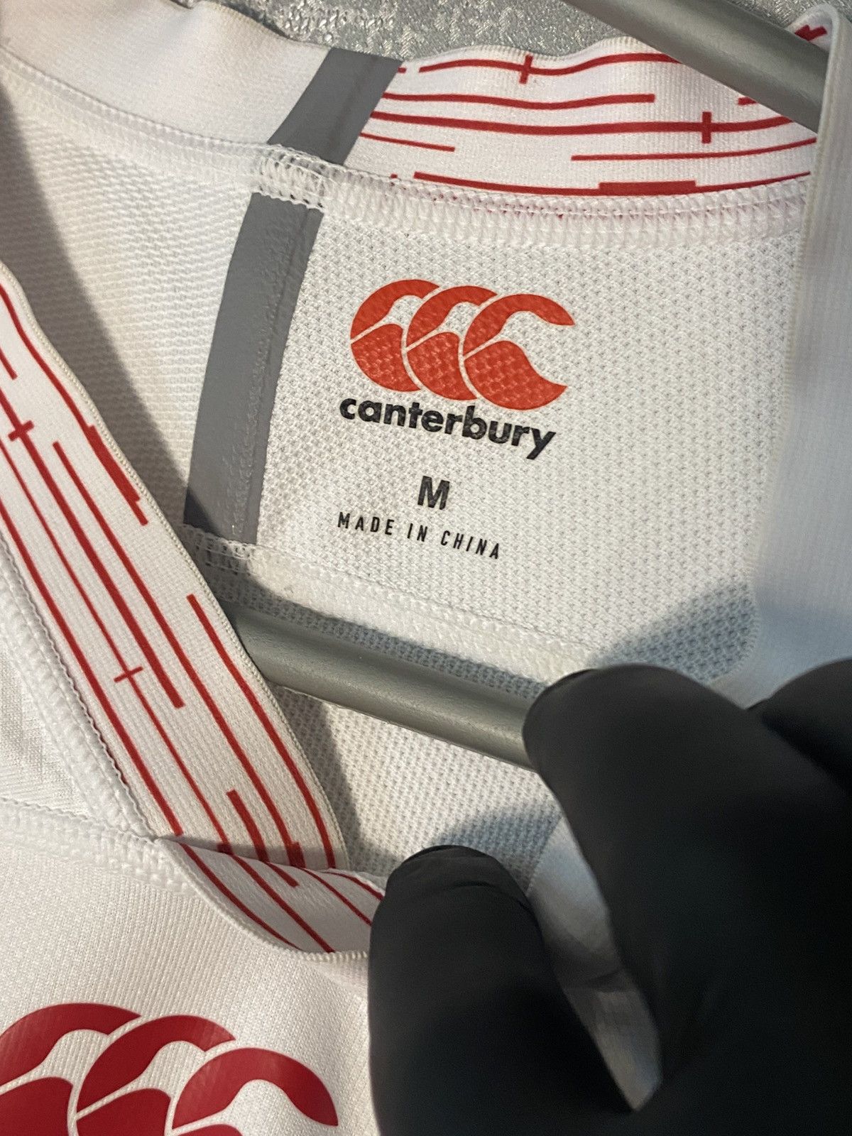 Canterbury of New Zealand England Canterbury World Cup Rugby Jersey 2019 National Team Size US M / EU 48-50 / 2 - 3 Thumbnail