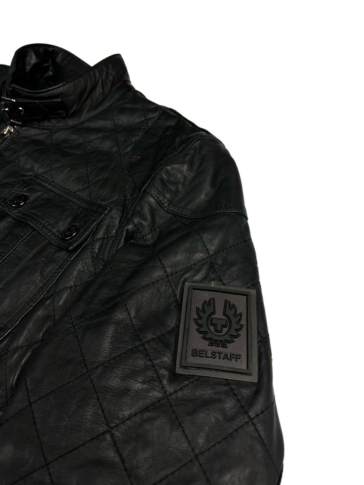 Belstaff 🏍️Belstaff quilted leather jacket motor style Size US L / EU 52-54 / 3 - 7 Thumbnail