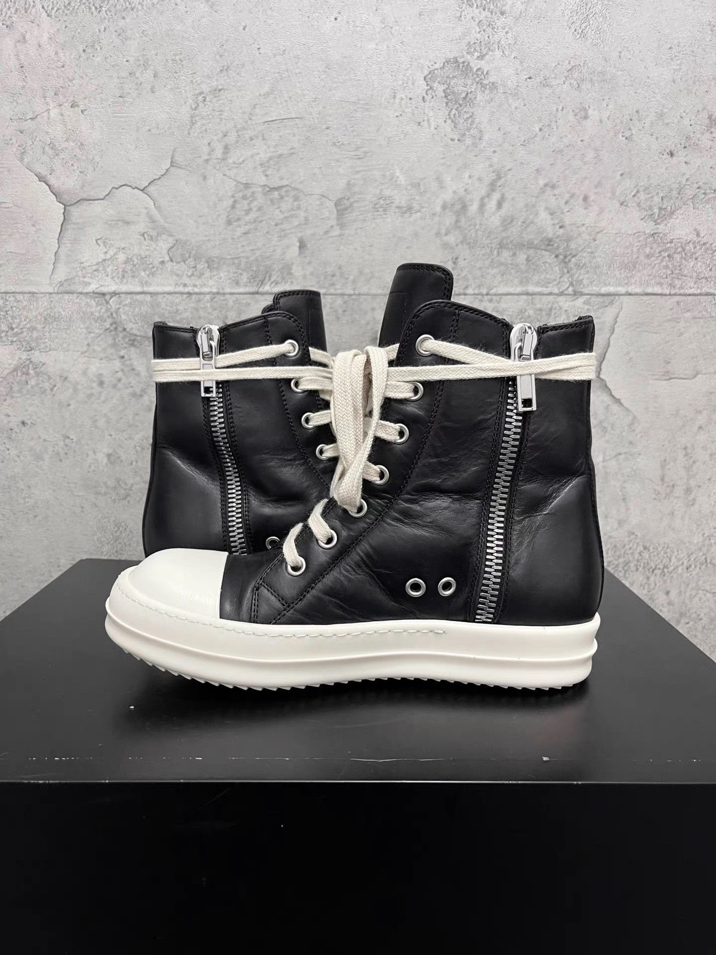 Rick Owens Rick Owens Mainline 17FW Horsehide Big Converse K34 Size US 5 / IT 35 - 5 Thumbnail