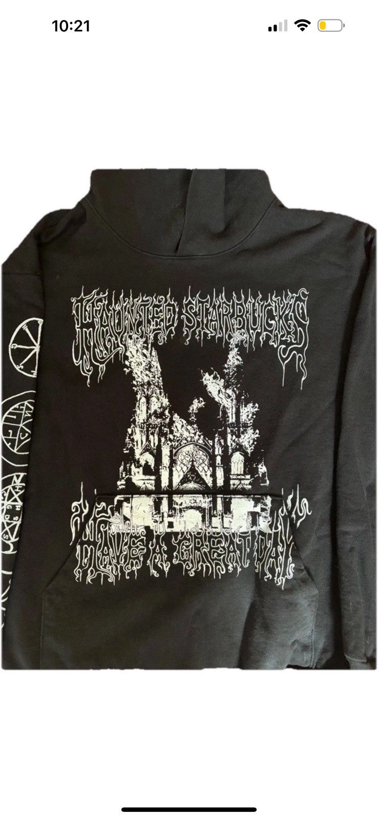 Haunted Starbucks Haunted Starbucks x Have a Great Day ‘Black Metal’ XL Size US XL / EU 56 / 4 - 4 Thumbnail